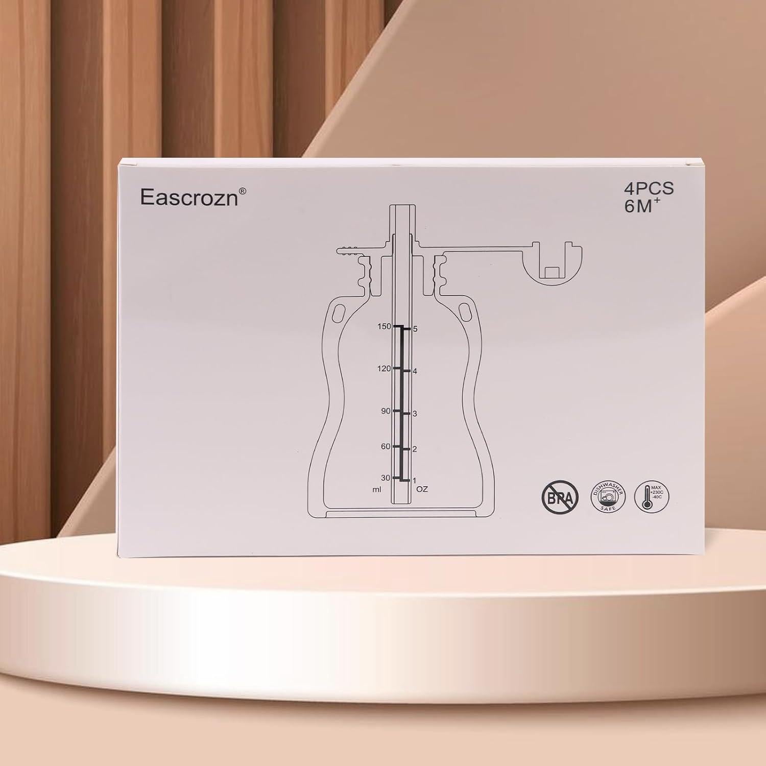 Bolsas de Comida para Bebés Reutilizables 148 ml - 4 Piezas Silicona