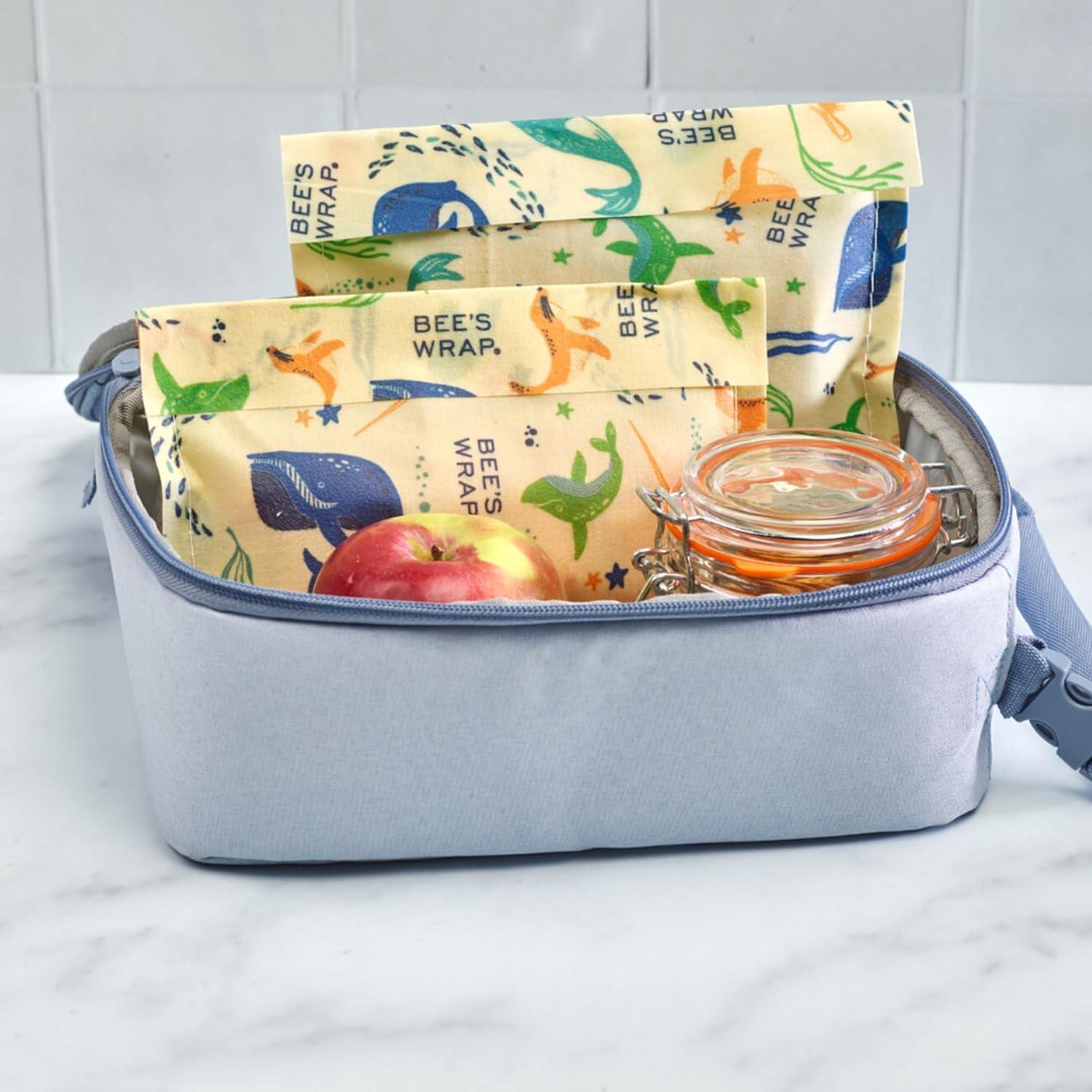 Envolturas de Cera de Abeja Veganas 2PK - Sándwich y Snack