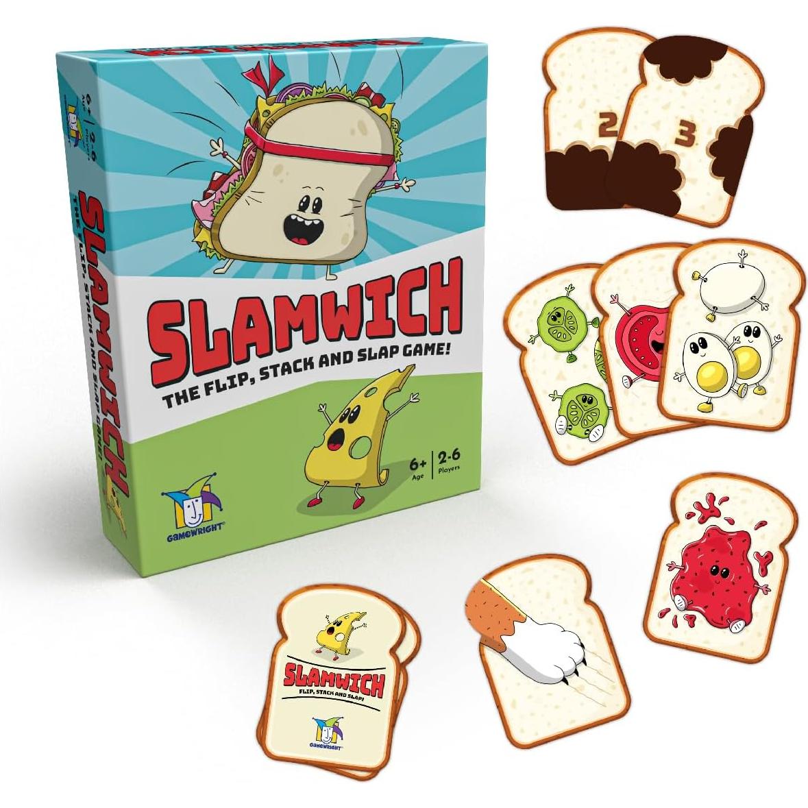 Juego de cartas Slamwich Gamewright - 1 Paquete - 6 años+