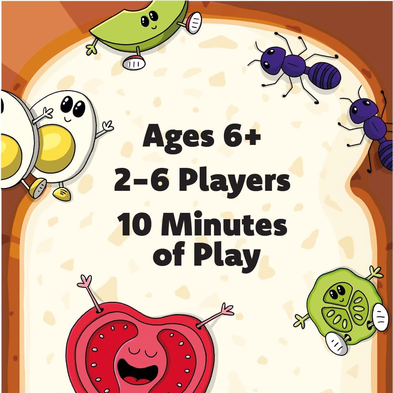 Juego de cartas Slamwich Gamewright - 1 Paquete - 6 años+