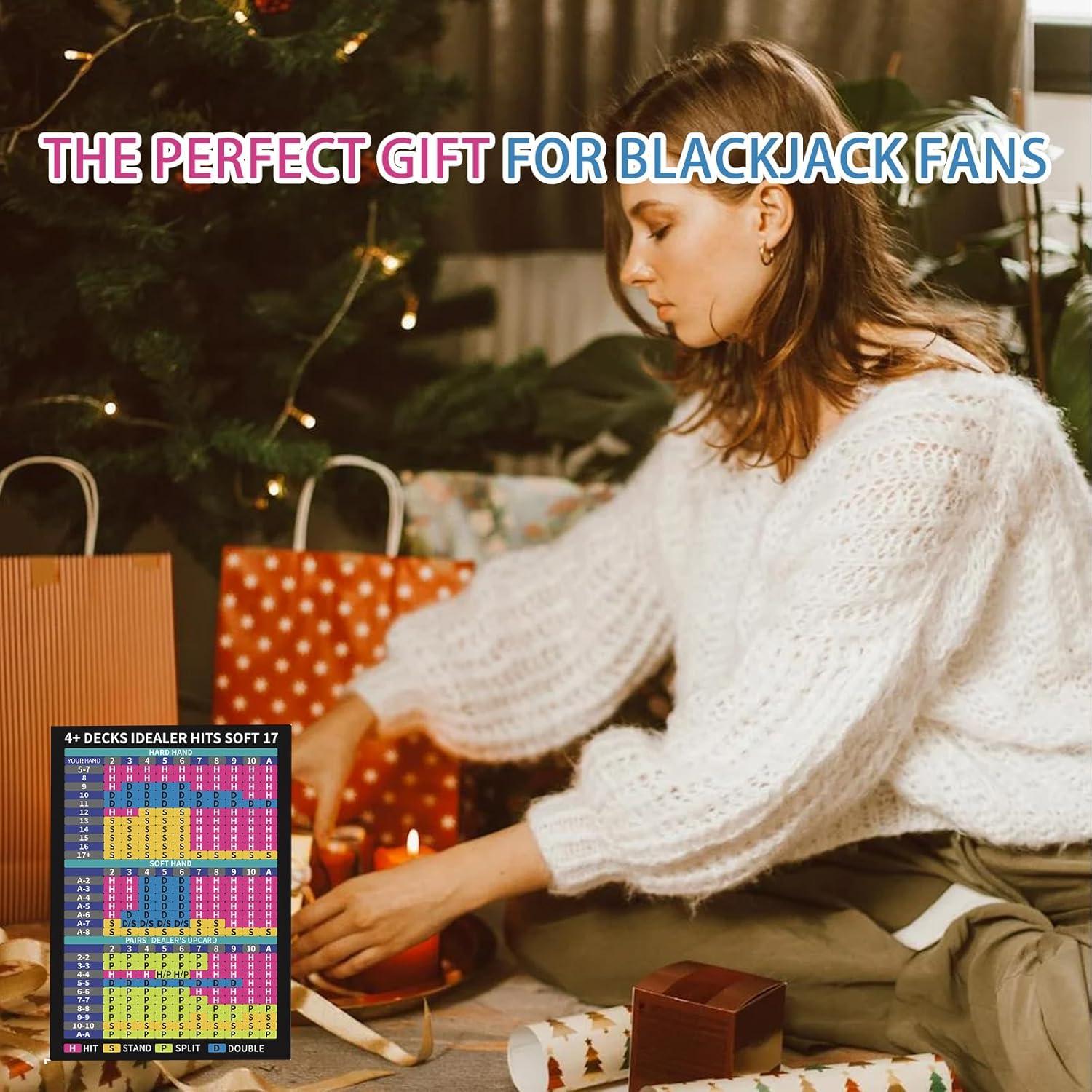 Tarjeta de Estrategia de Blackjack HuanRanYo - Acero Inoxidable