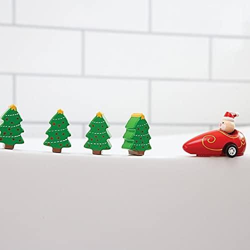 Juego de Bolos de Madera Jack Rabbit 6 Piezas Navidad