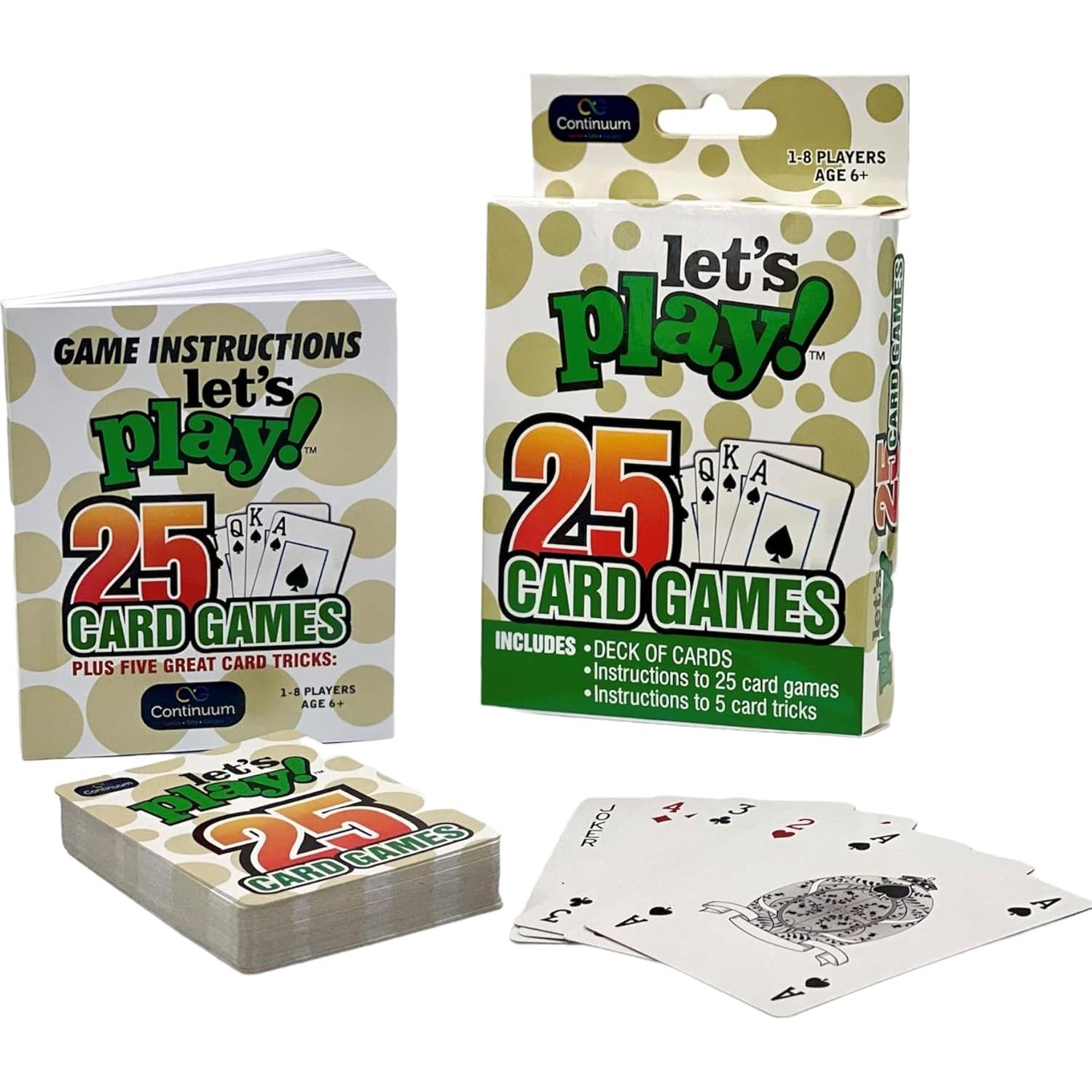 Juguemos 25 Juegos de Cartas - Continuum Games - Diversión Familiar