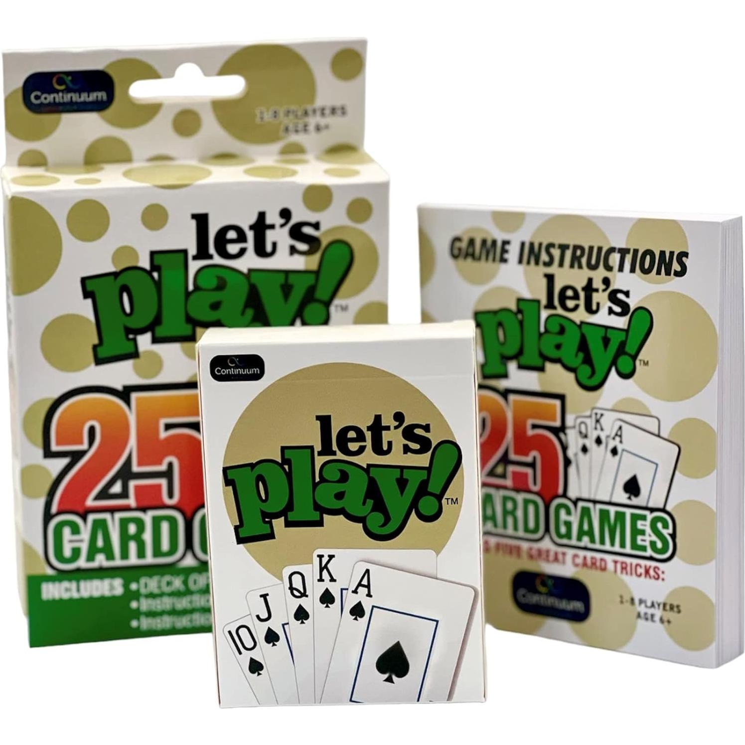 Juguemos 25 Juegos de Cartas - Continuum Games - Diversión Familiar