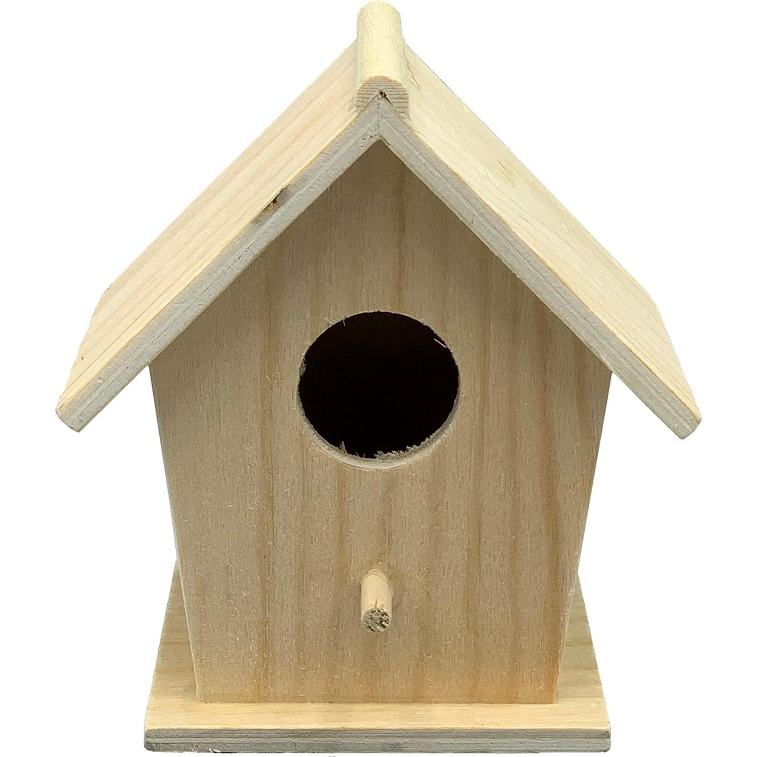 Set de 4 Casas de Pájaros Mini Creative Hobbies 10 cm Madera