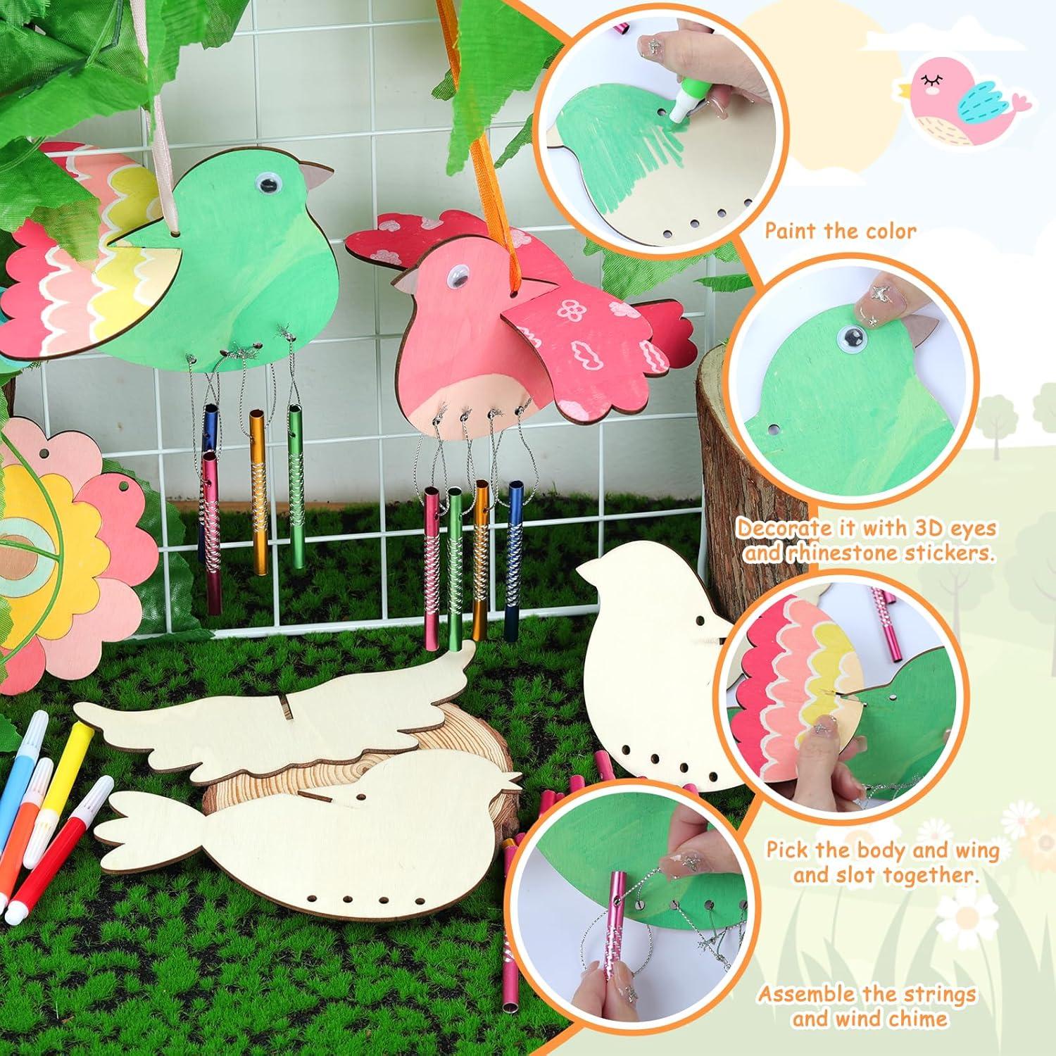 Kit de Móvil de Viento 3D TREACLUB para Niños - 20 Piezas