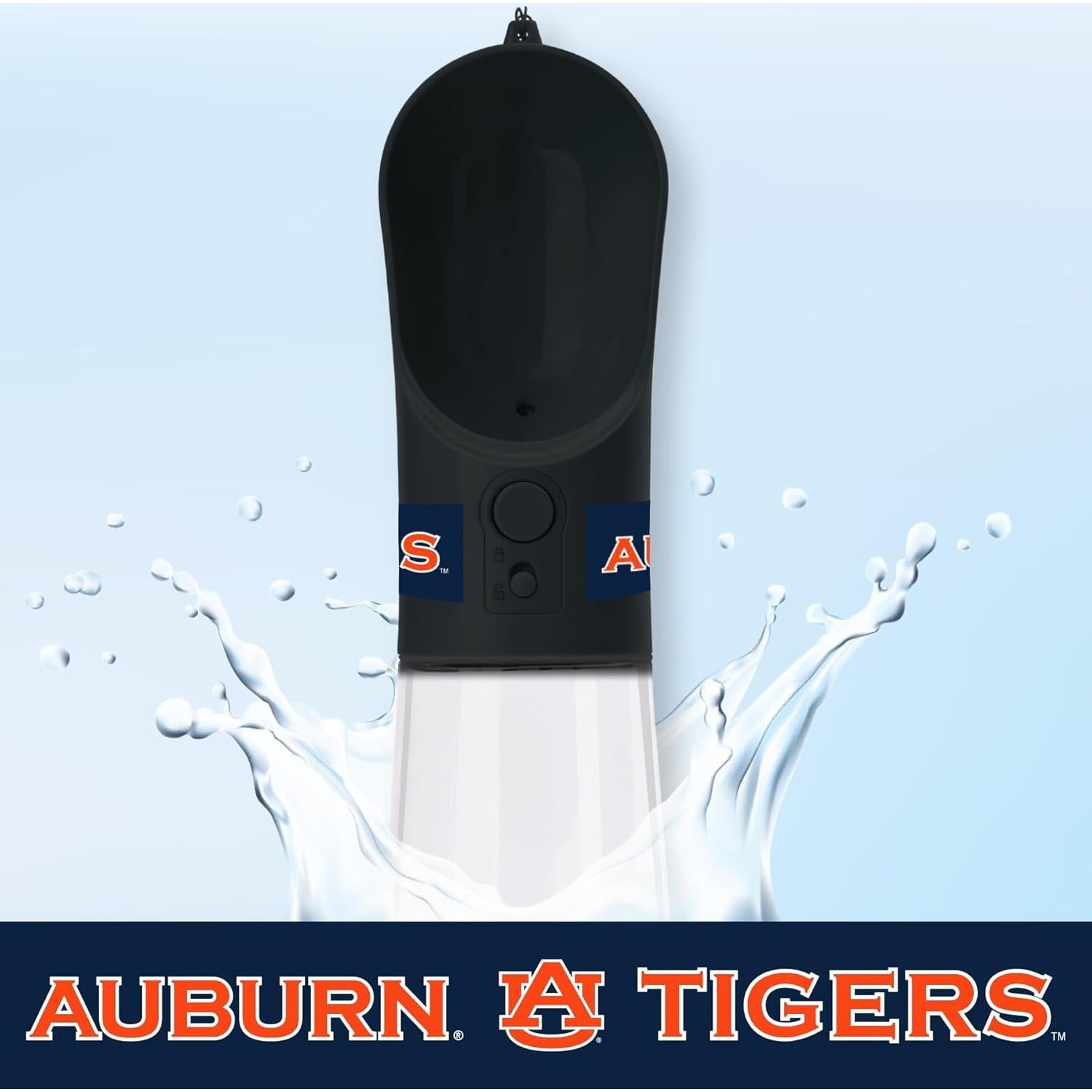 Botella de Agua para Mascotas Pets First NCAA Tigres de Auburn