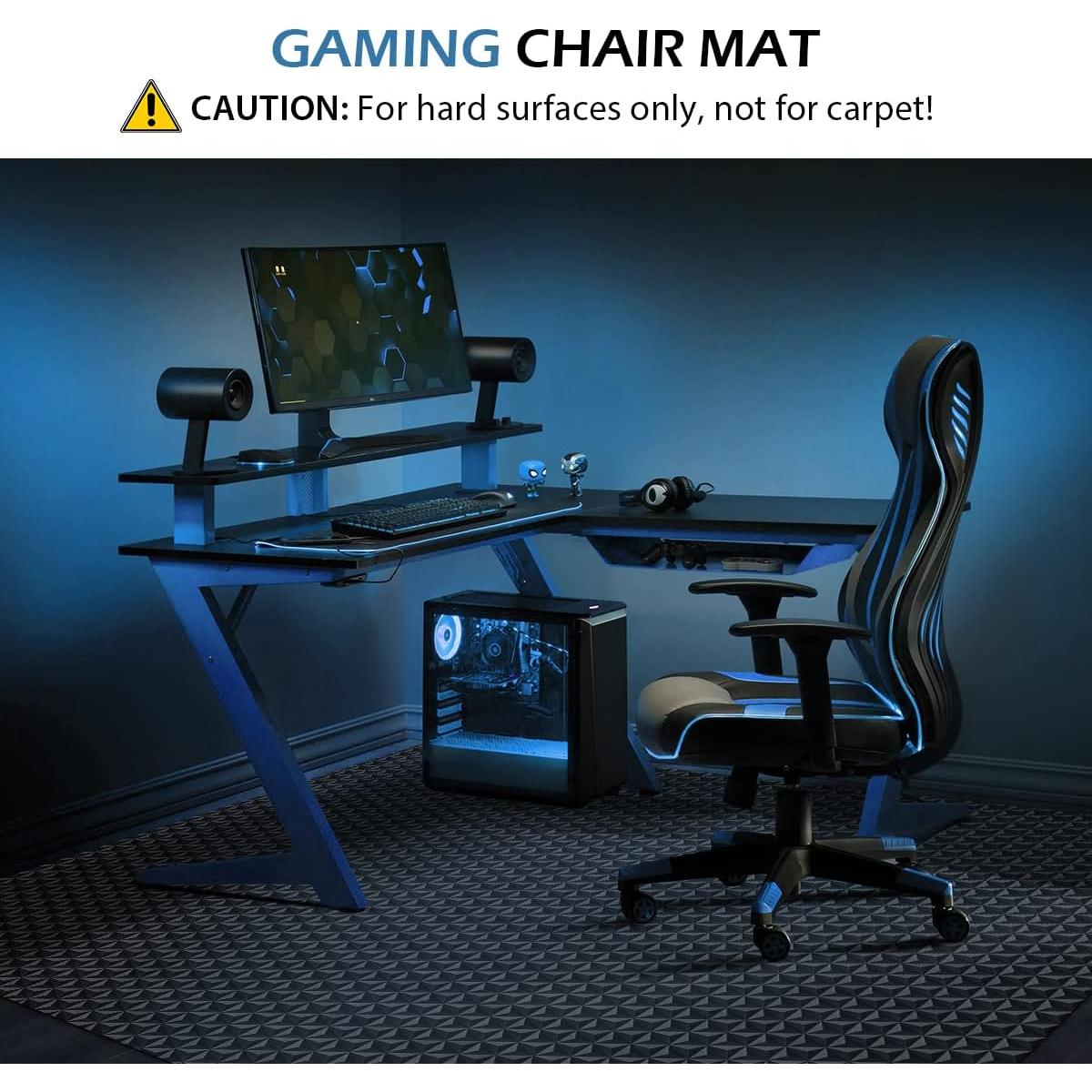 Alfombrilla para silla de oficina SALLOUS 160x130cm Negro