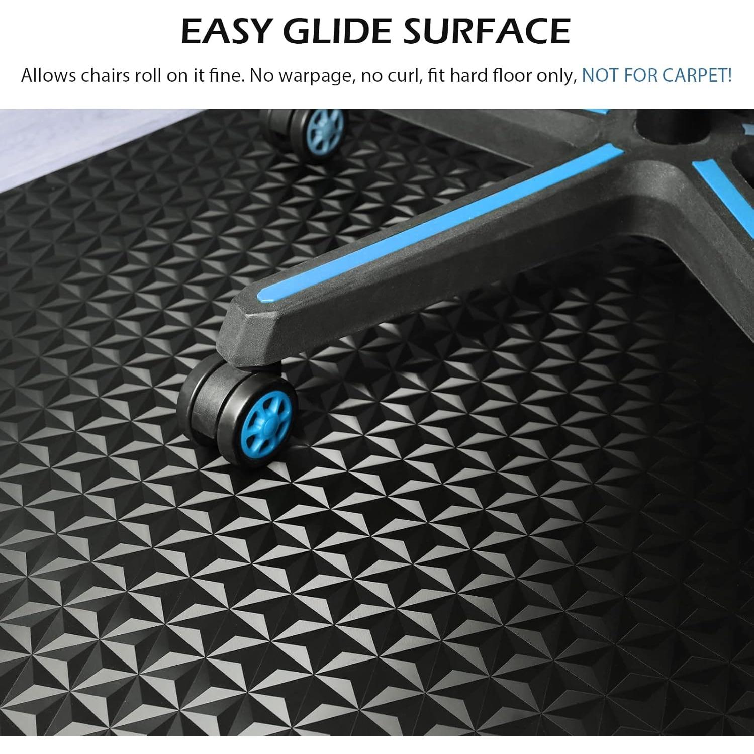 Alfombrilla para silla de oficina SALLOUS 160x130cm Negro