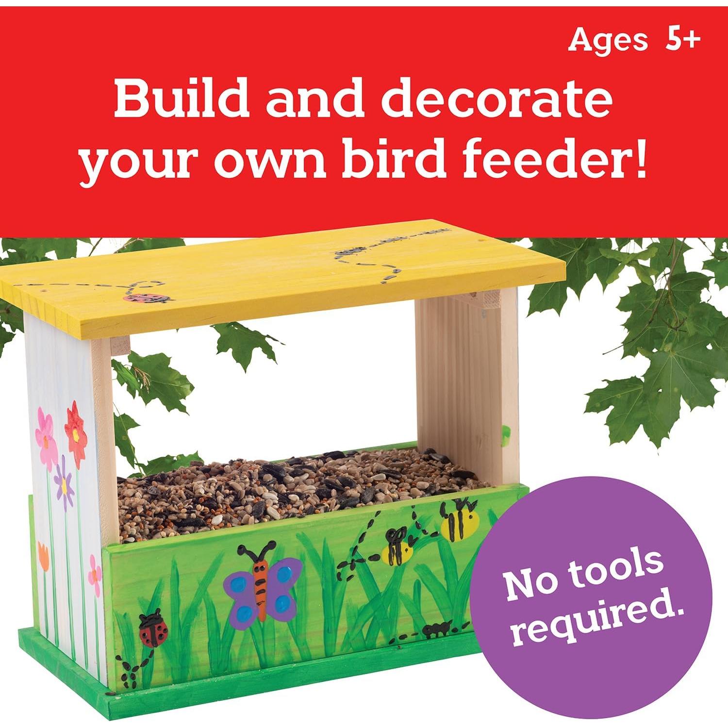 Kit de Comedero para Aves MindWare - 6 Piezas, Pintura y Pinceles