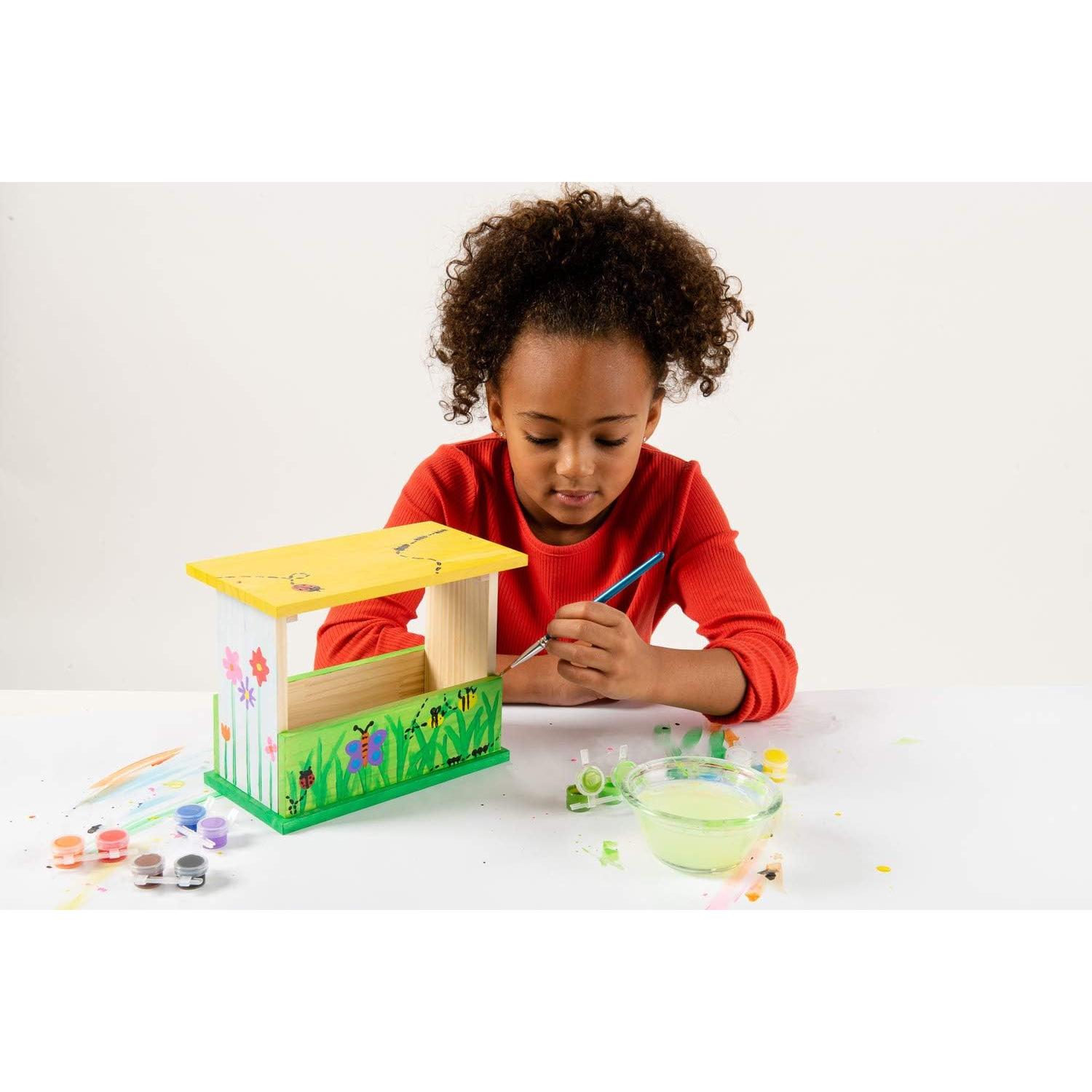 Kit de Comedero para Aves MindWare - 6 Piezas, Pintura y Pinceles