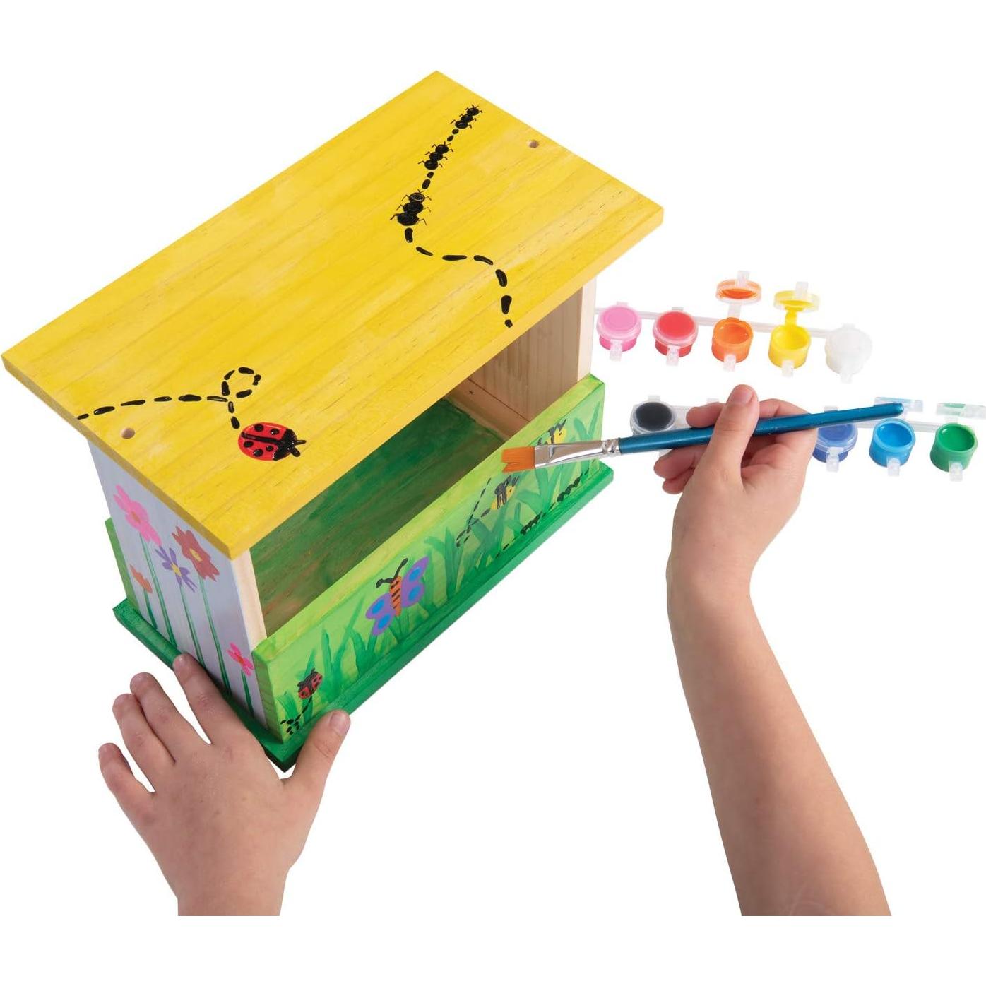 Kit de Comedero para Aves MindWare - 6 Piezas, Pintura y Pinceles