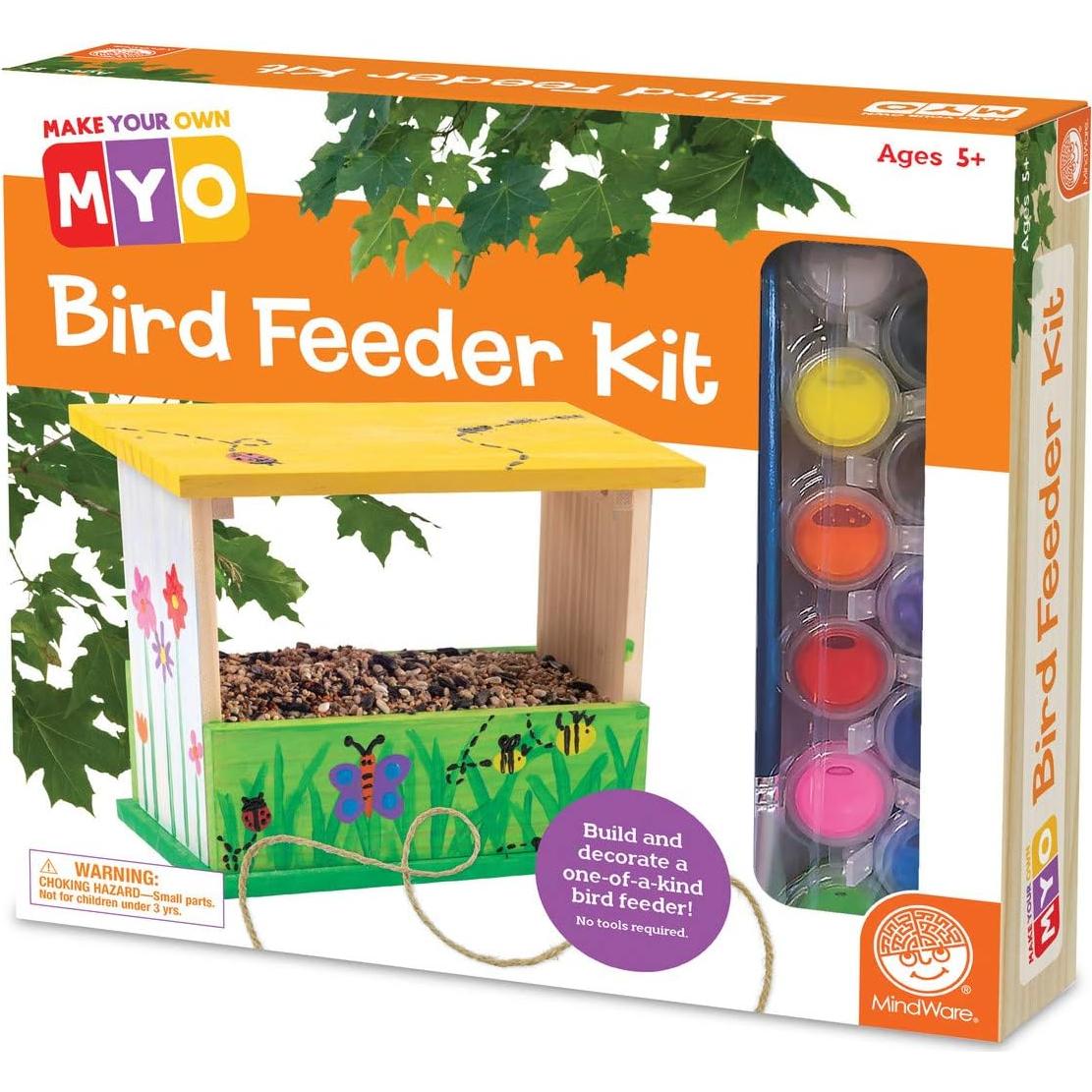 Kit de Comedero para Aves MindWare - 6 Piezas, Pintura y Pinceles