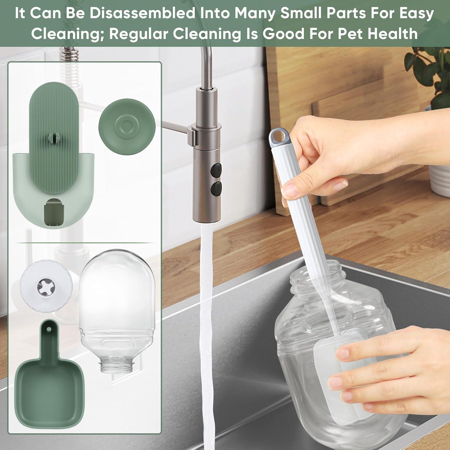 Dispensador Automático de Agua Colgante Borunhe 800ml Verde