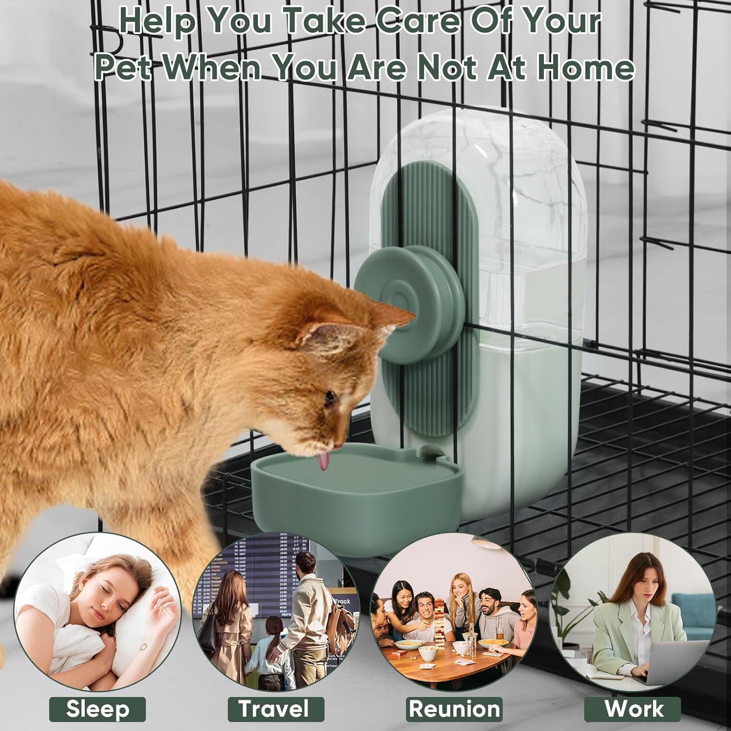 Dispensador Automático de Agua Colgante Borunhe 800ml Verde