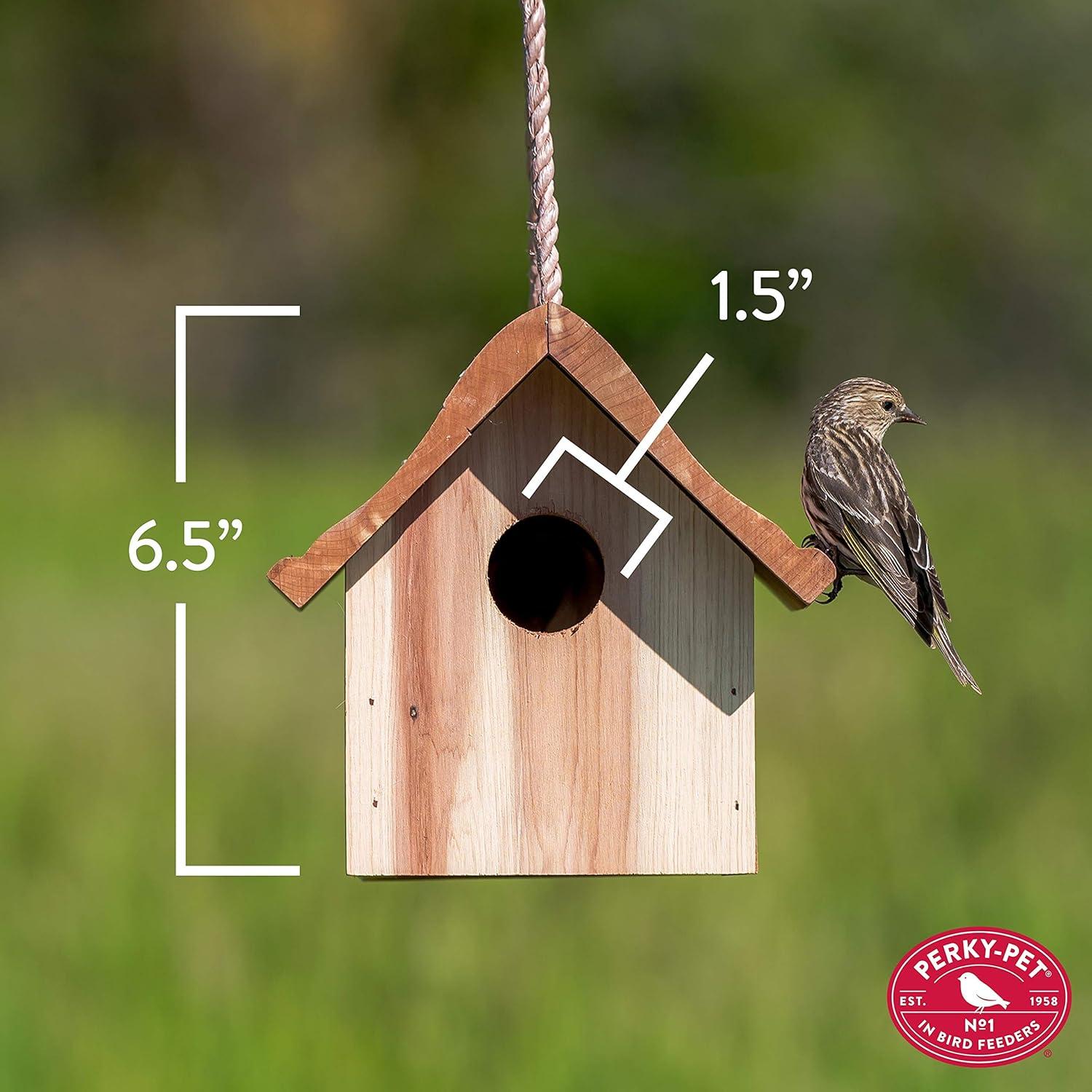 Casa para Aves Wren Perky-Pet 50301 - Madera 16.5 cm