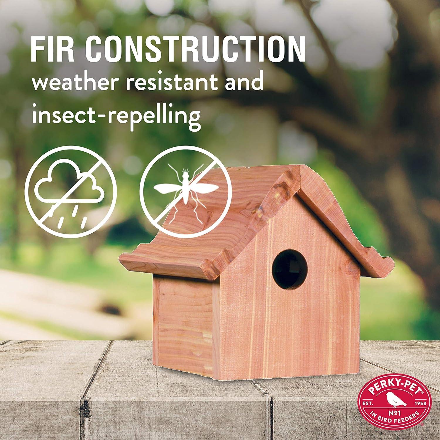 Casa para Aves Wren Perky-Pet 50301 - Madera 16.5 cm