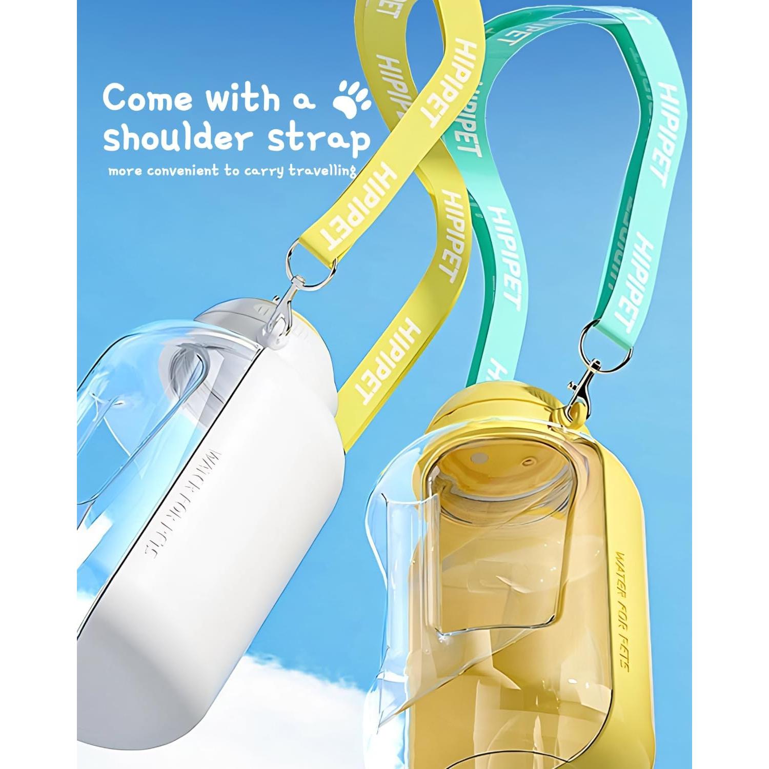 Botella de Agua y Tazón 2 en 1 para Perros TianfuSpanda 1.04L