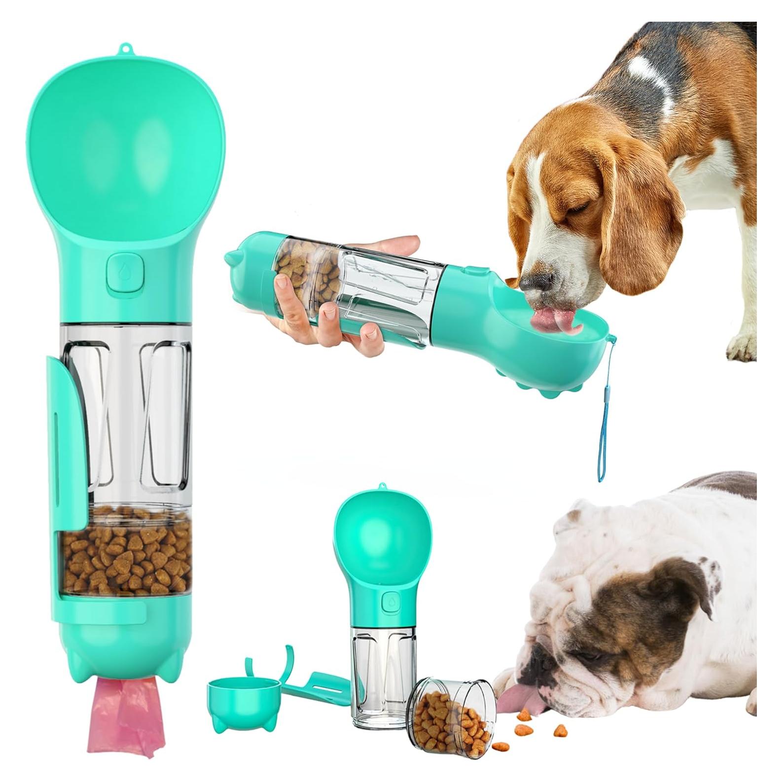 Botella de Agua Portátil para Perros PAWpularPets 295ml Azul