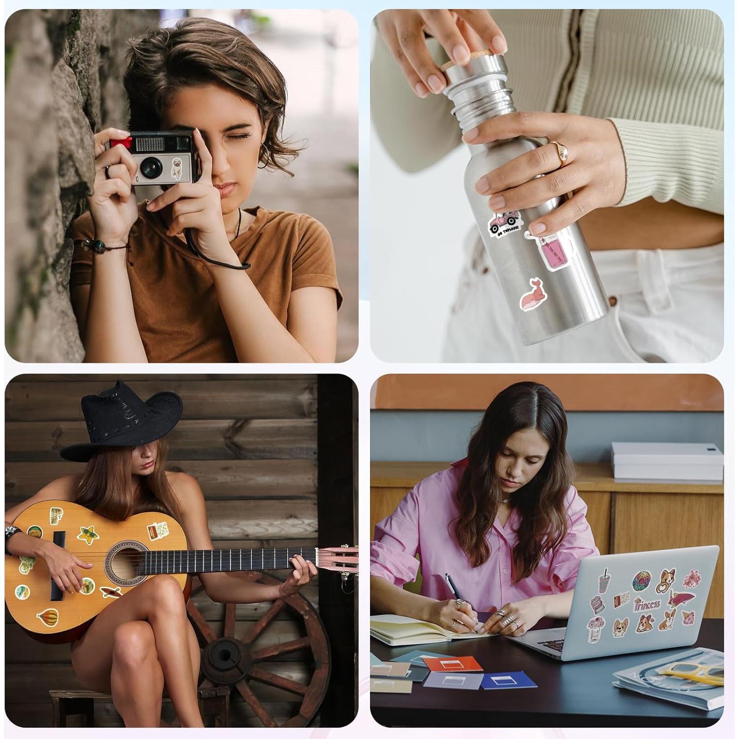 Stickers de Animales Lindos Arme - 400 Pcs Impermeables