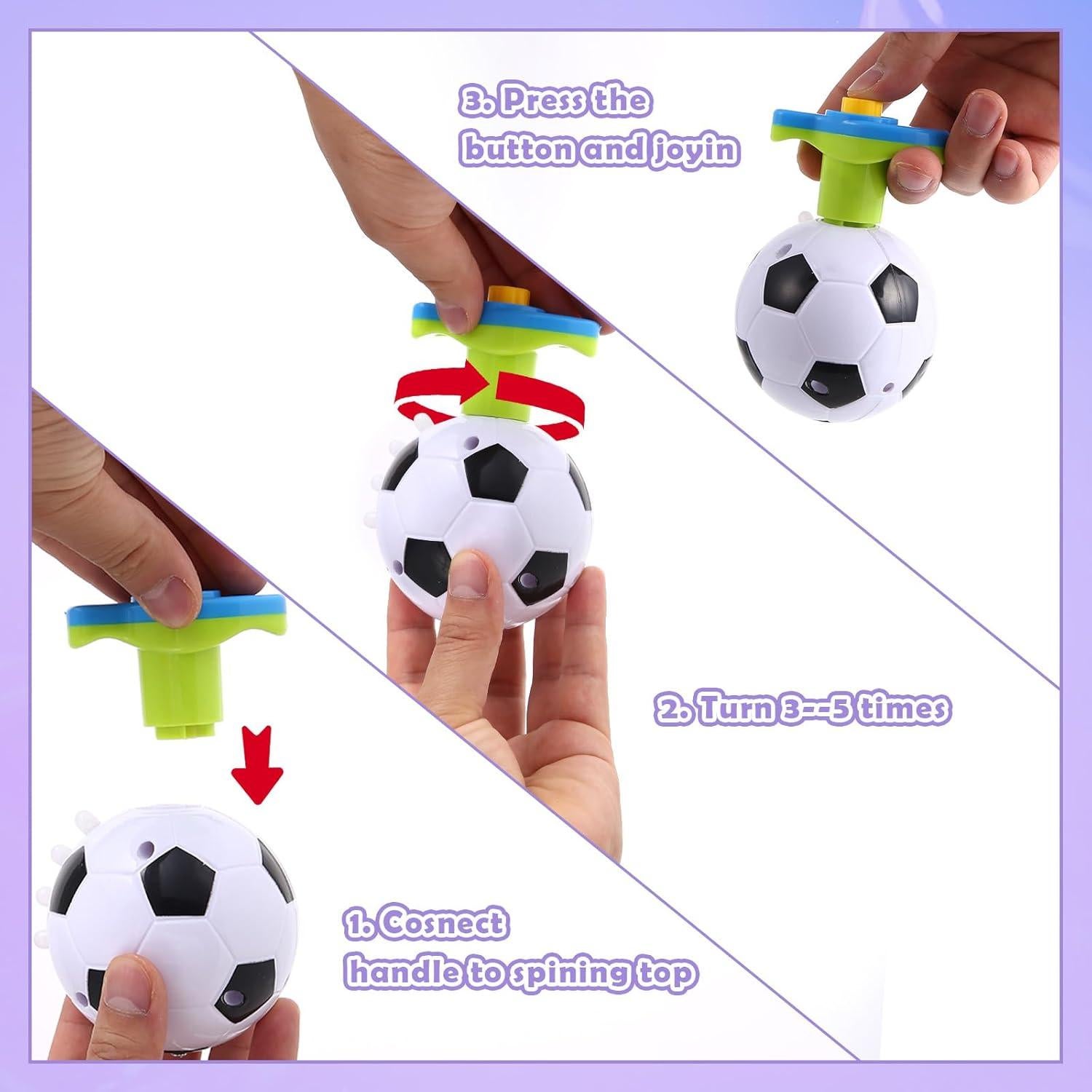 Trompos LED Brillantes para Niños - 10 Pcs Juguetes de Fiesta