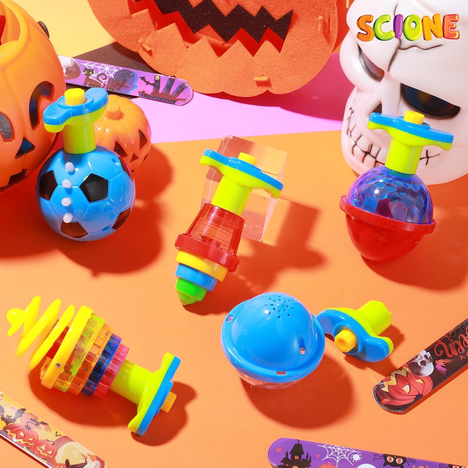 Trompos LED Brillantes para Niños - 10 Pcs Juguetes de Fiesta