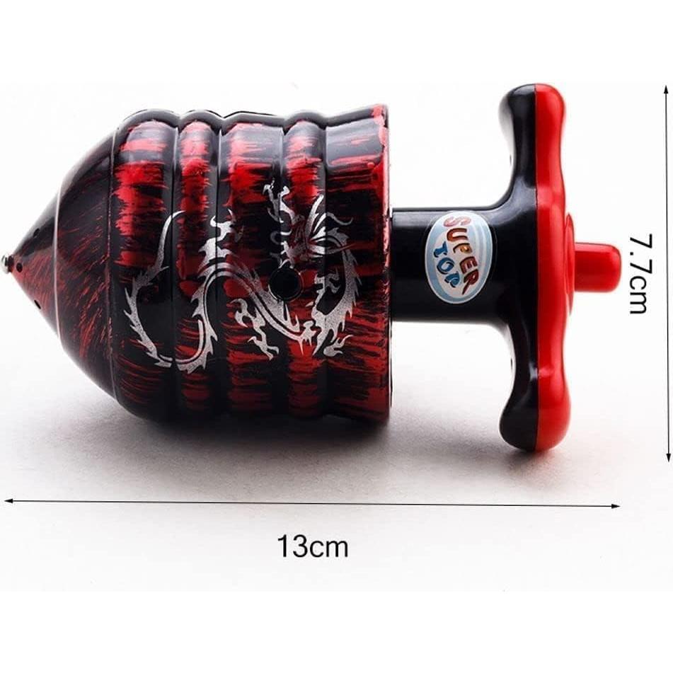 Trompos Musicales Iluminados Wentoenapp - Juguete Rojo 9g