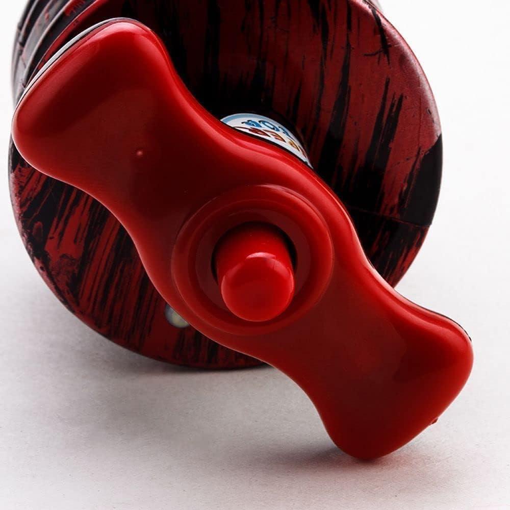 Trompos Musicales Iluminados Wentoenapp - Juguete Rojo 9g