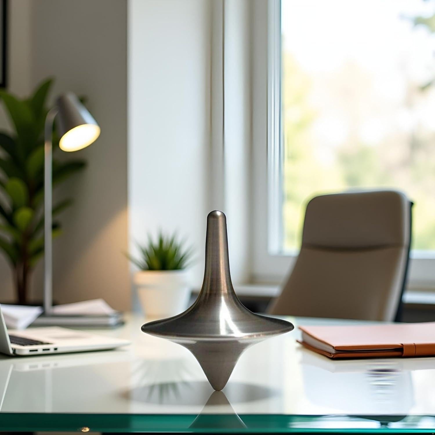 Peonza Giratoria de Metal Htppzjr, Antiestrés, 18g, Vintage