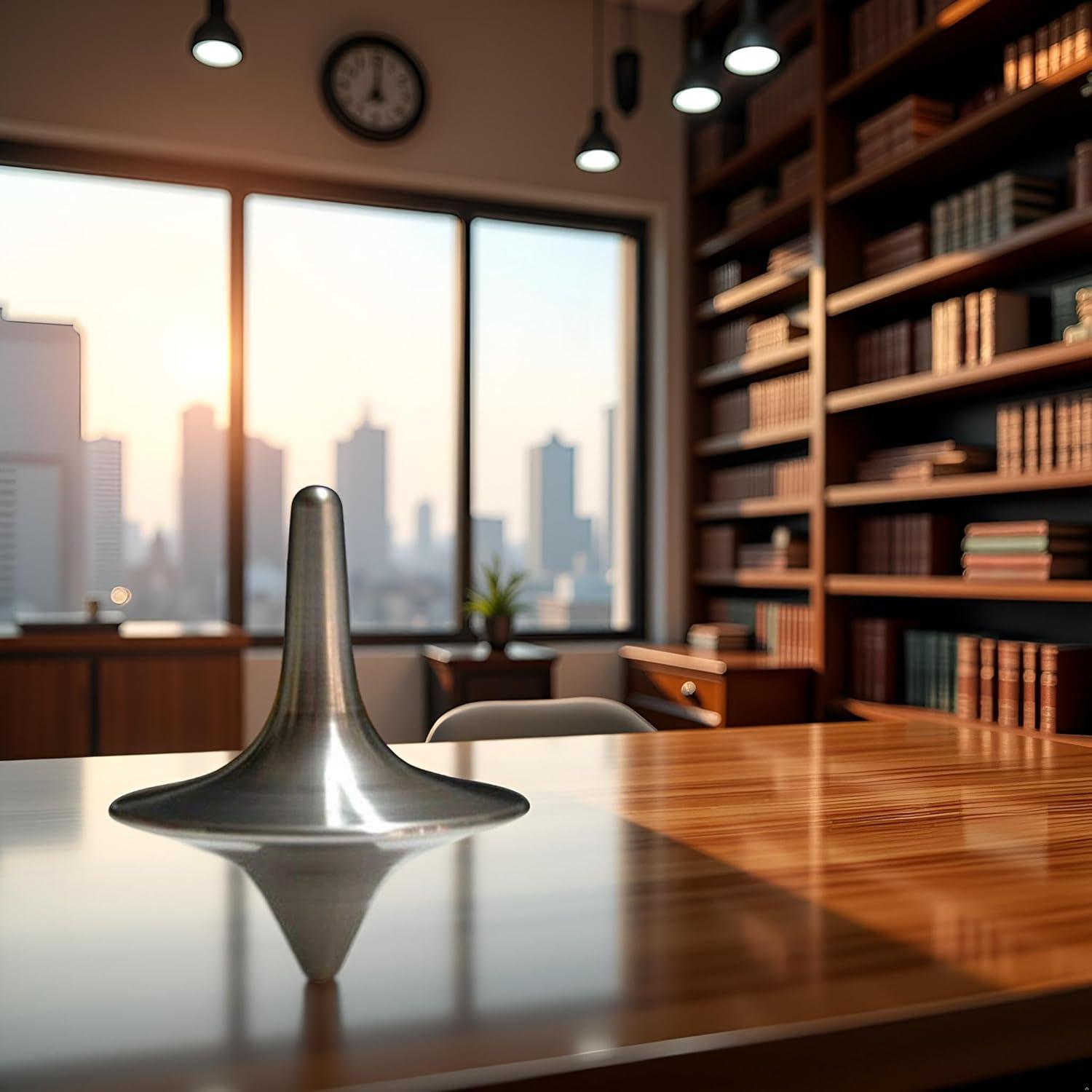 Peonza Giratoria de Metal Htppzjr, Antiestrés, 18g, Vintage