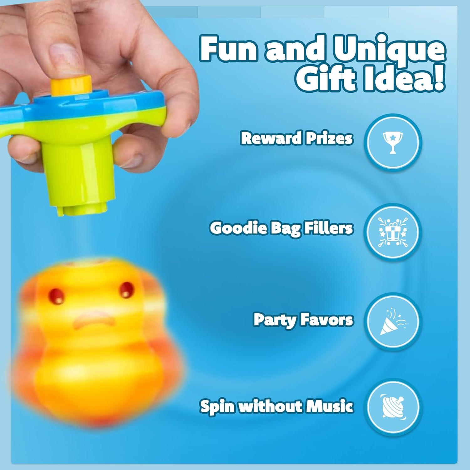 Giroscopios Iluminados IPIDIPI TOYS - 8 Animales LED para Niños