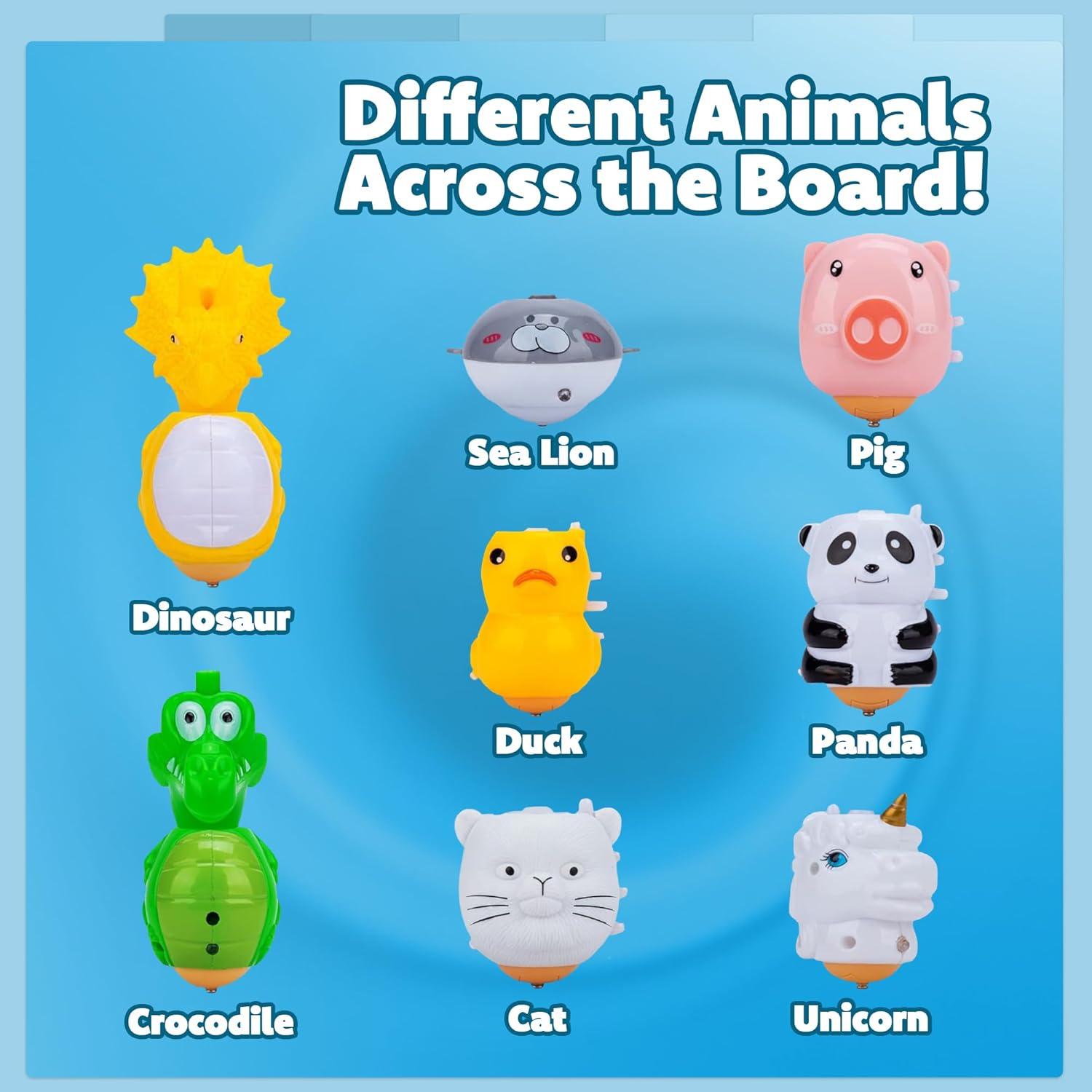 Giroscopios Iluminados IPIDIPI TOYS - 8 Animales LED para Niños