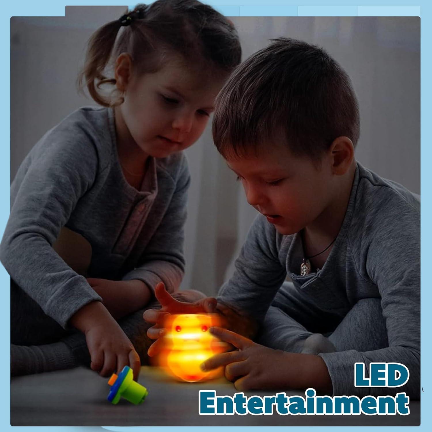 Giroscopios Iluminados IPIDIPI TOYS - 8 Animales LED para Niños