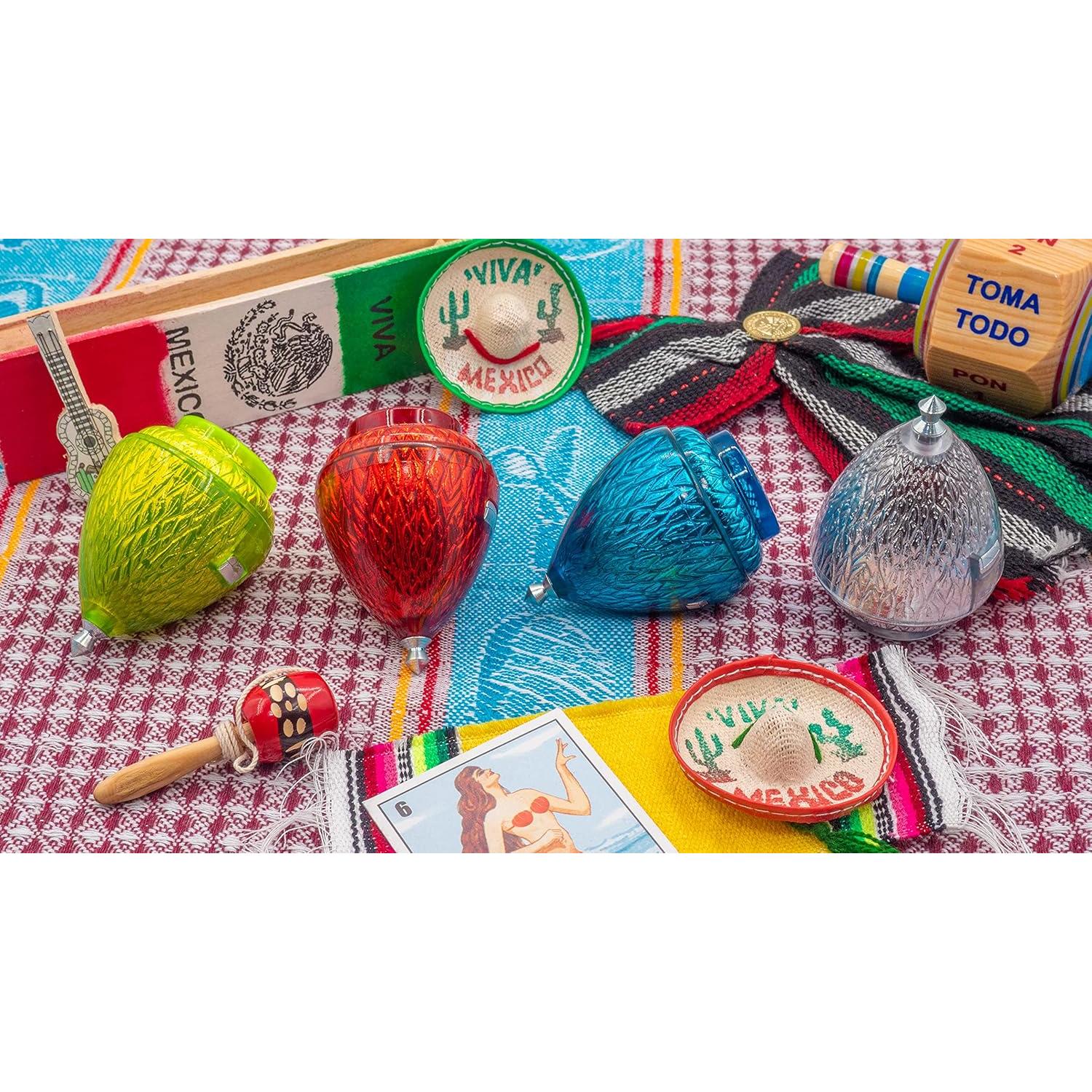 Trompos Giratorios ELIASM - Paquete de 2 - Punta de Acero