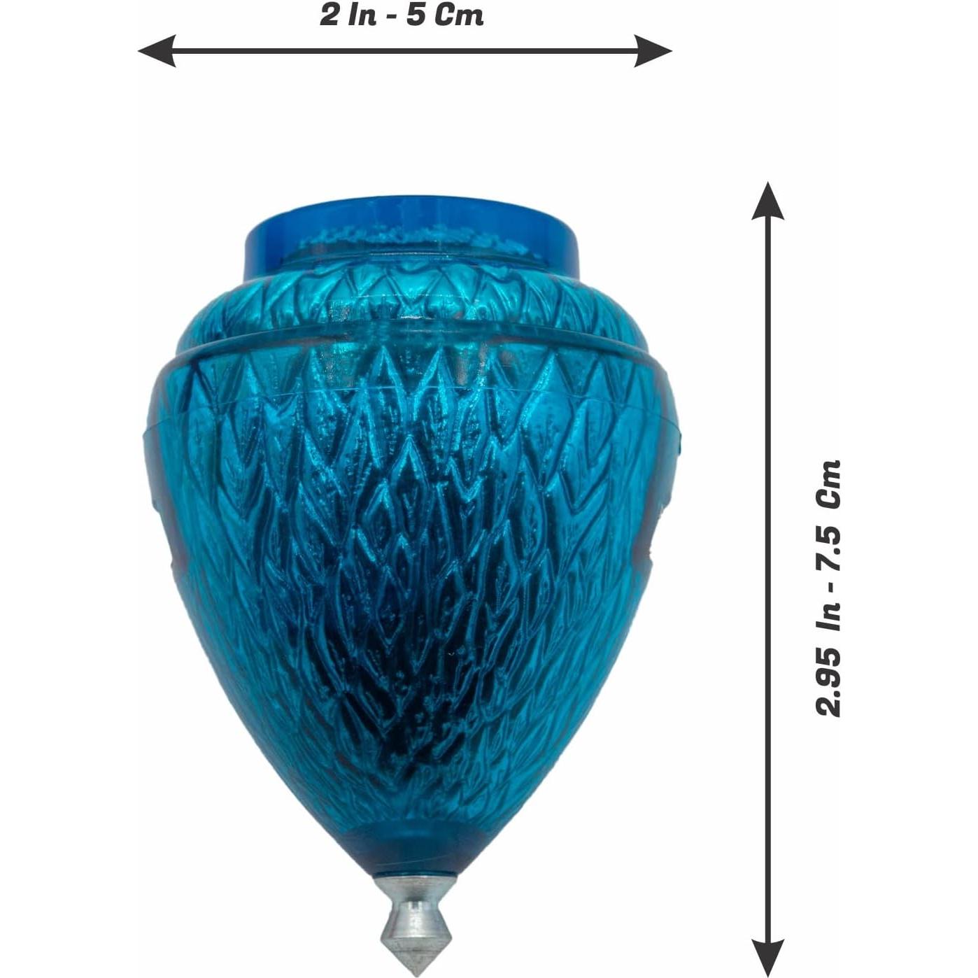Trompos Giratorios ELIASM - Paquete de 2 - Punta de Acero