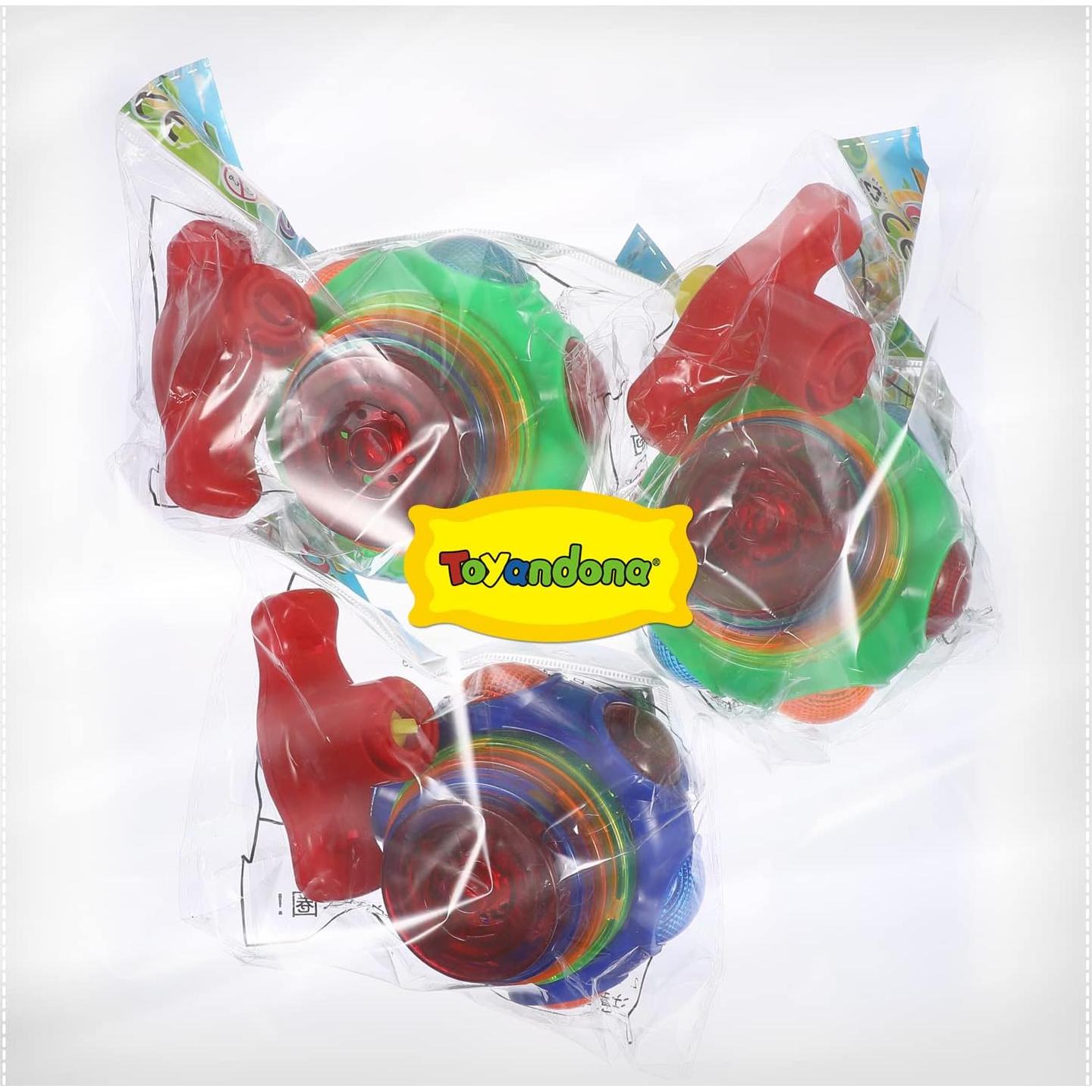 Trompos Giratorios Iluminados TOYANDONA 3 Pcs con Música