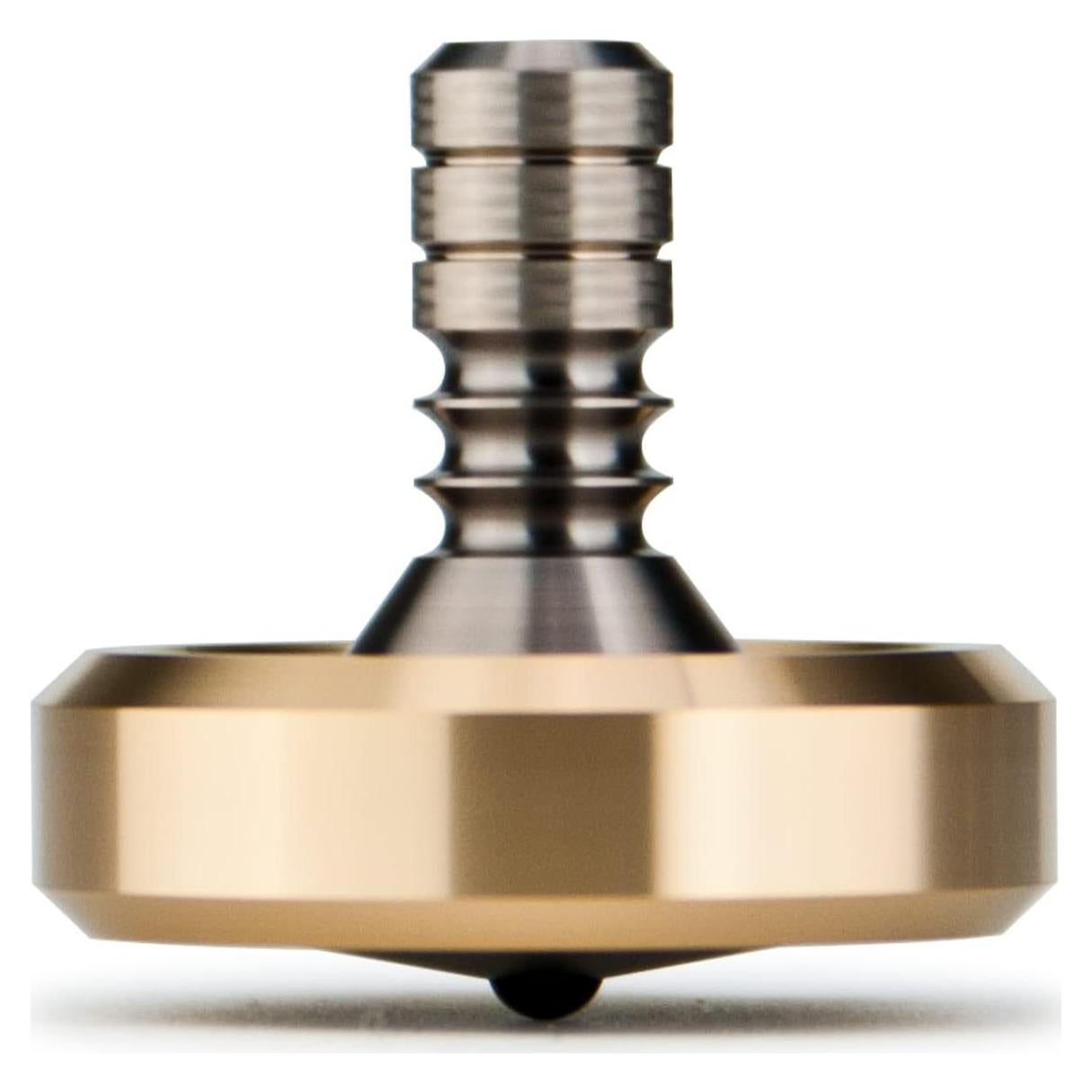 Trompo DjuiinoStar DST-814R de Latón y Titanio - 5-10 Minutos