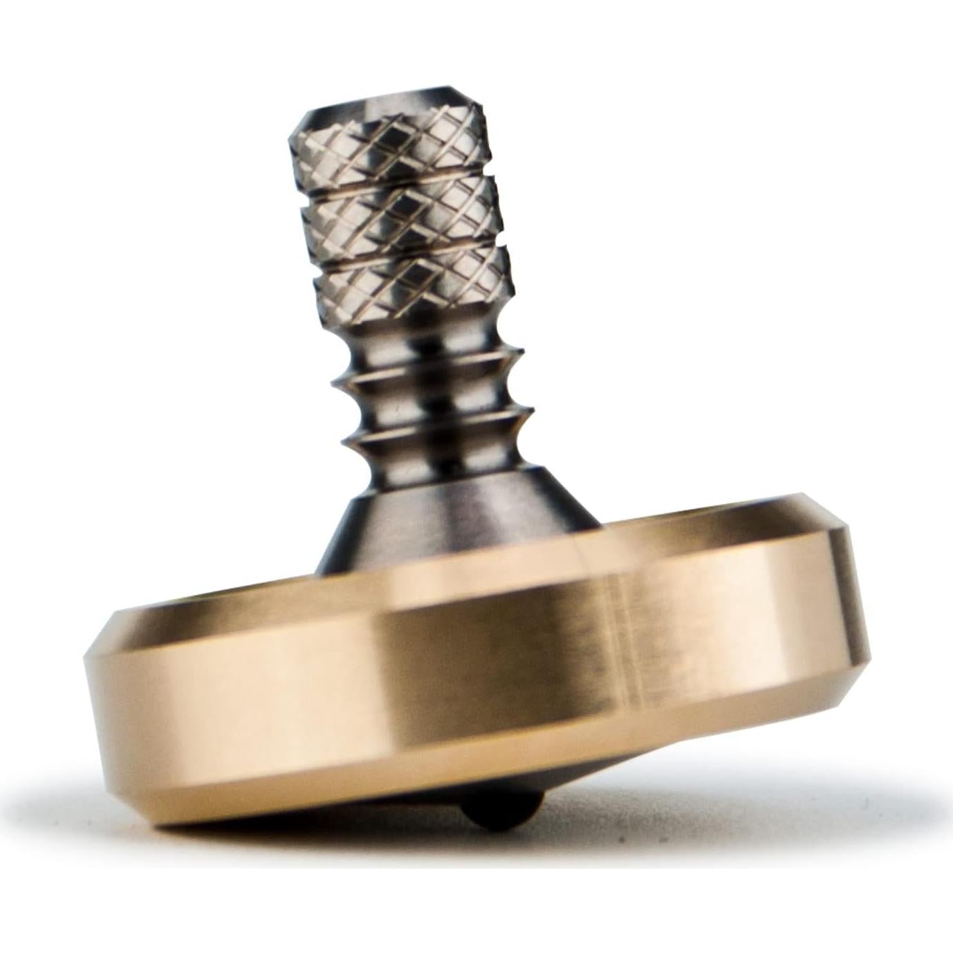 Trompo DjuiinoStar DST-814R de Latón y Titanio - 5-10 Minutos