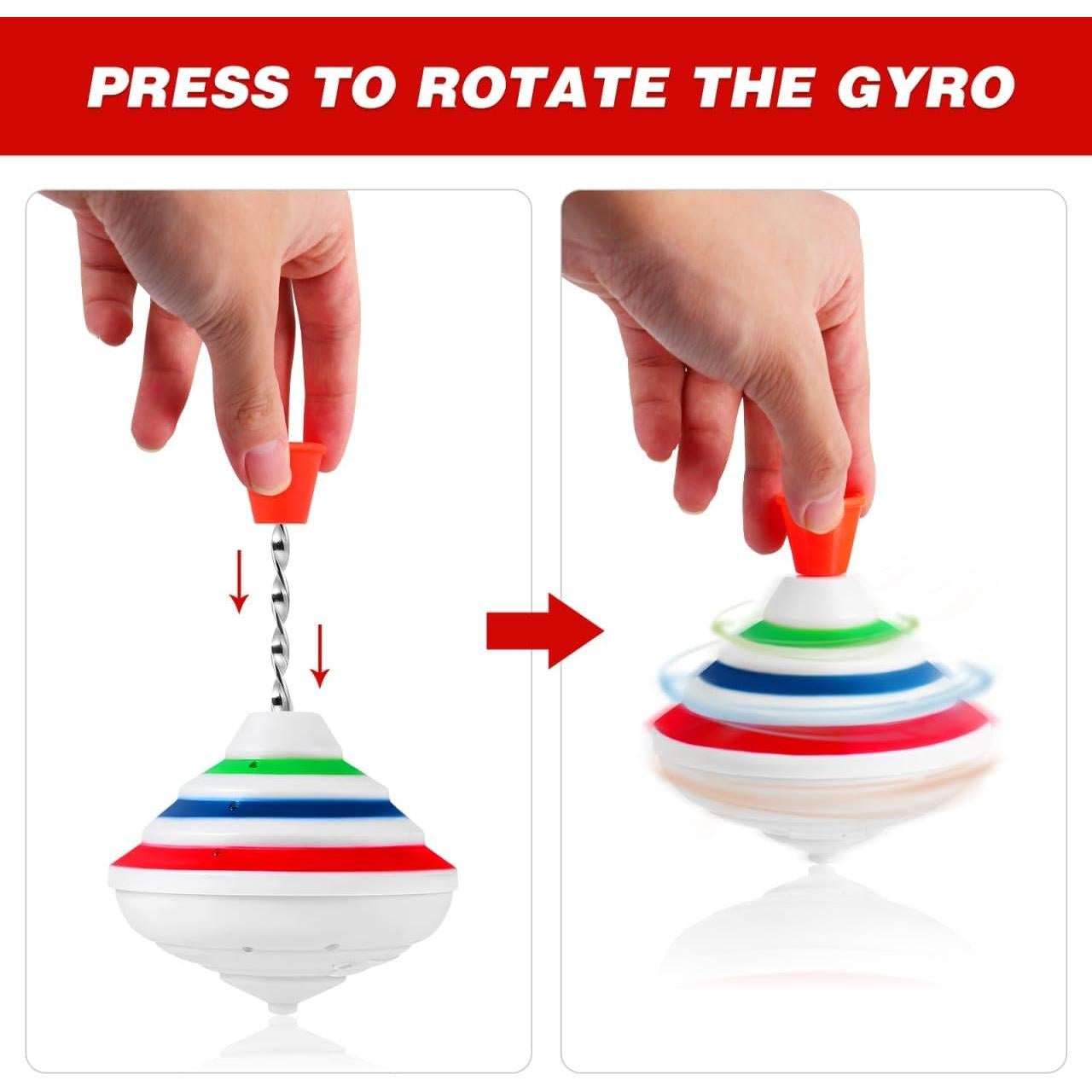 Trompo Giratorio Musical con LED STOBOK para Niños