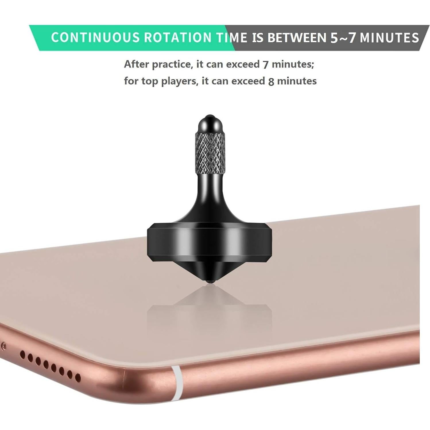 Trompo Antiestrés de Metal CHEETOP - Acero Inoxidable 25mm