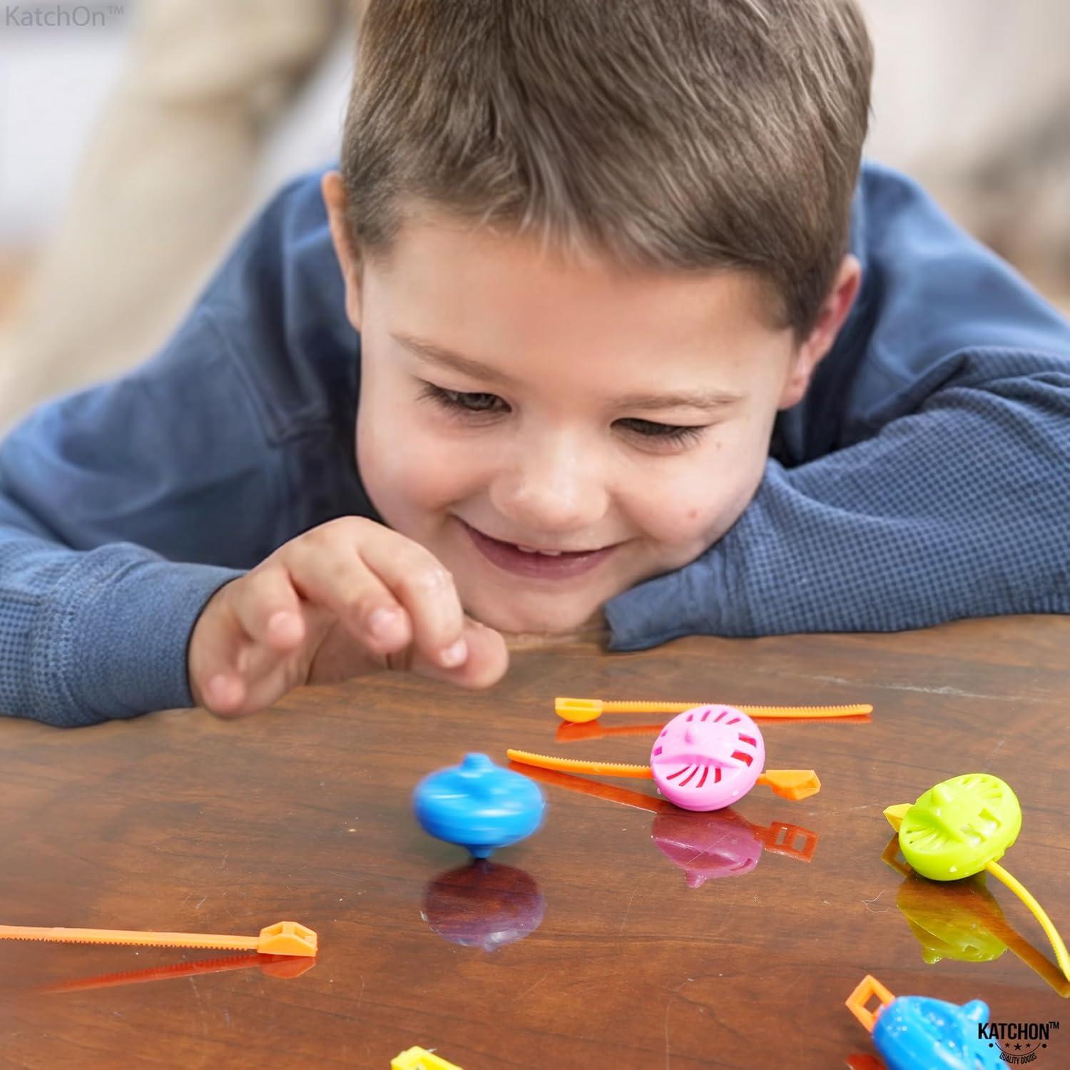 Trompos Coloridos KatchOn - Paquete de 24 Juguetes para Niños