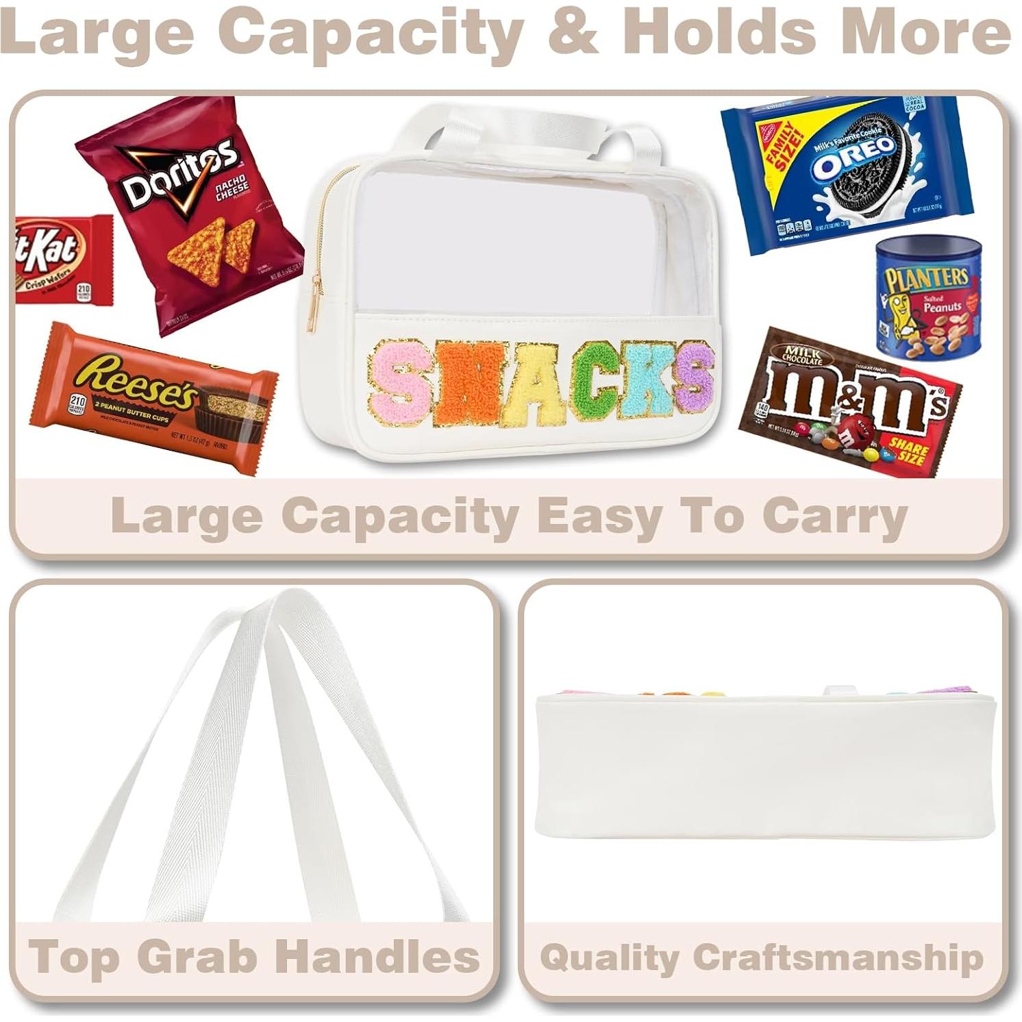 Bolsa de Maquillaje Transparente Burskit con Cierre 30x21cm