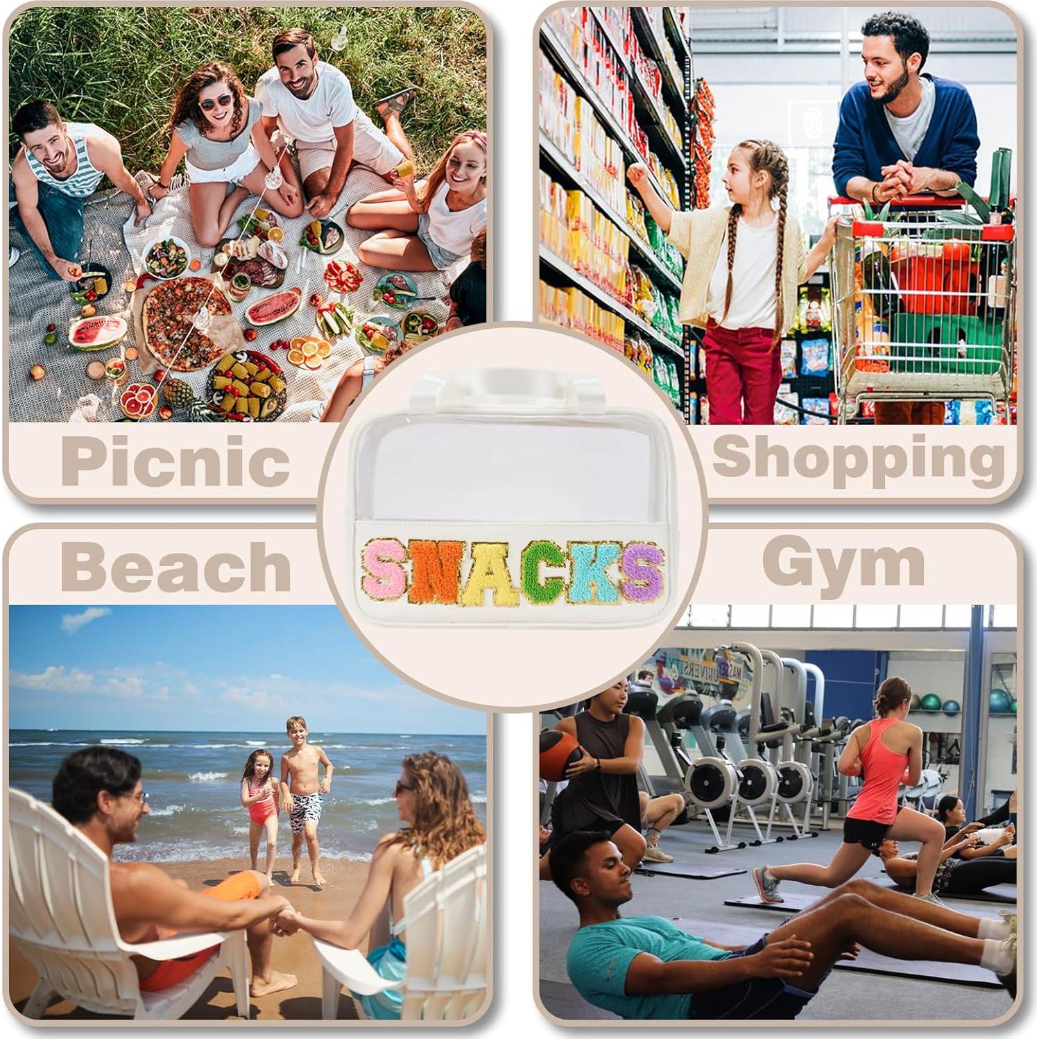 Bolsa de Maquillaje Transparente Burskit con Cierre 30x21cm