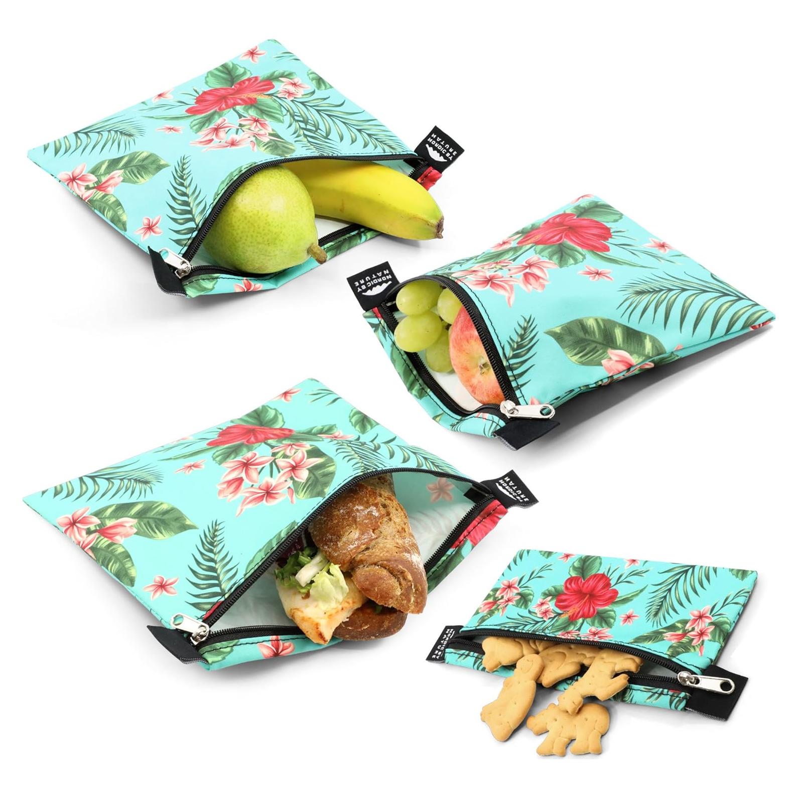 Bolsas de Sándwich Reutilizables Nordic By Nature - 4 Piezas