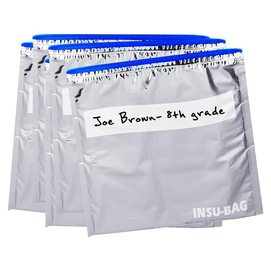 Bolsas Térmicas Reutilizables INSU-BAGS - Paquete de 5 - Aislantes y Impermeables