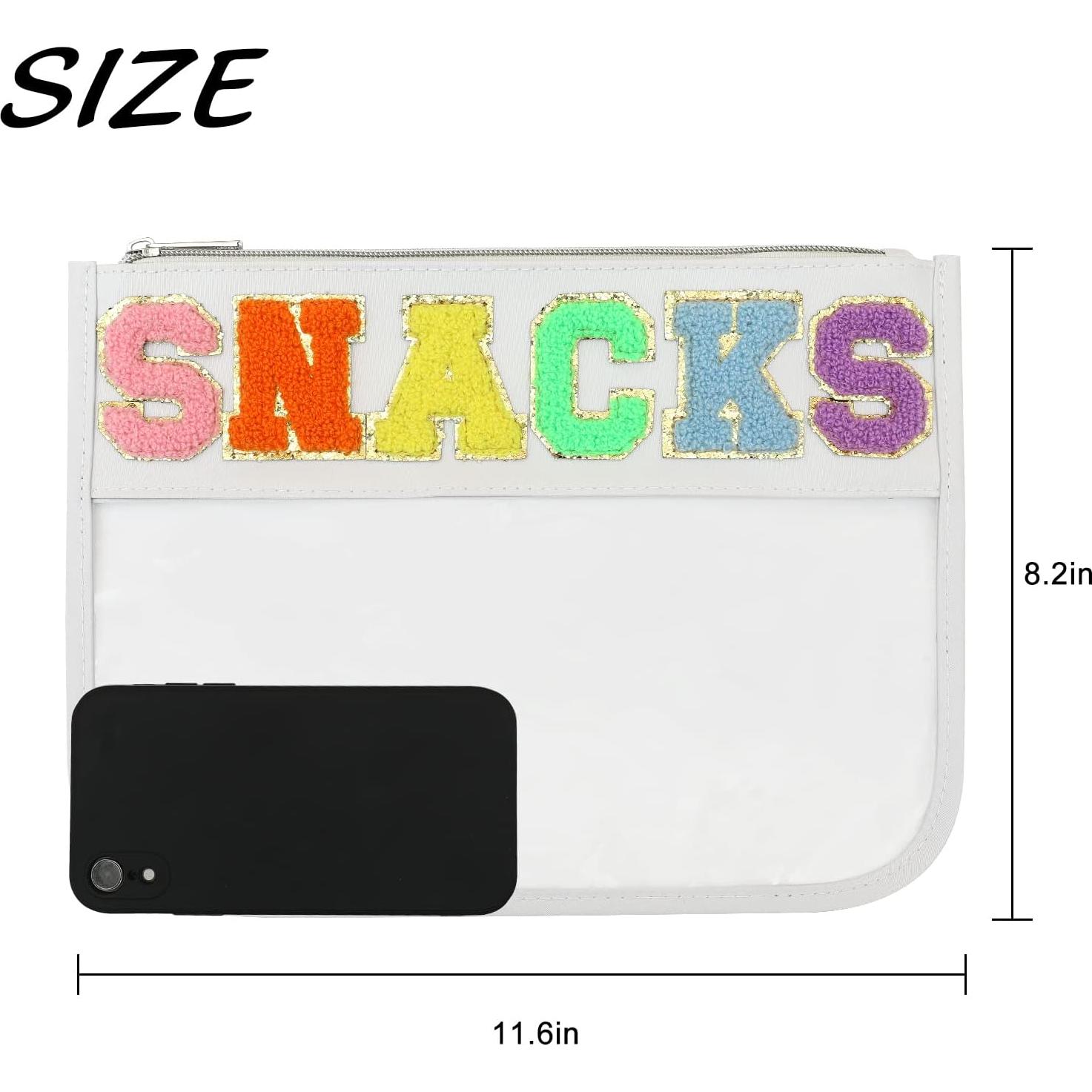 Bolsa Cosmética Transparente BCRMPT Chenille 29.5x20.8cm