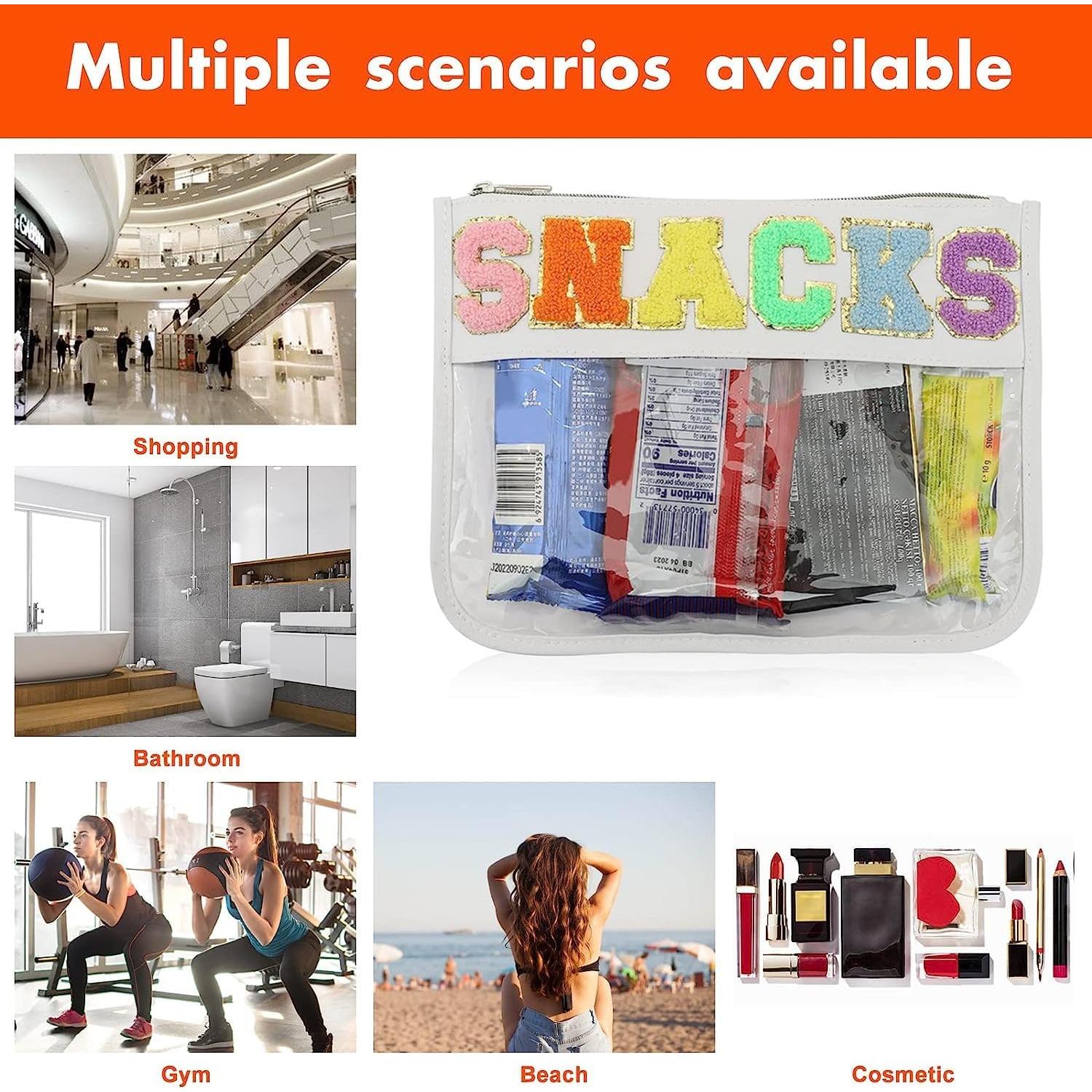 Bolsa Cosmética Transparente BCRMPT Chenille 29.5x20.8cm