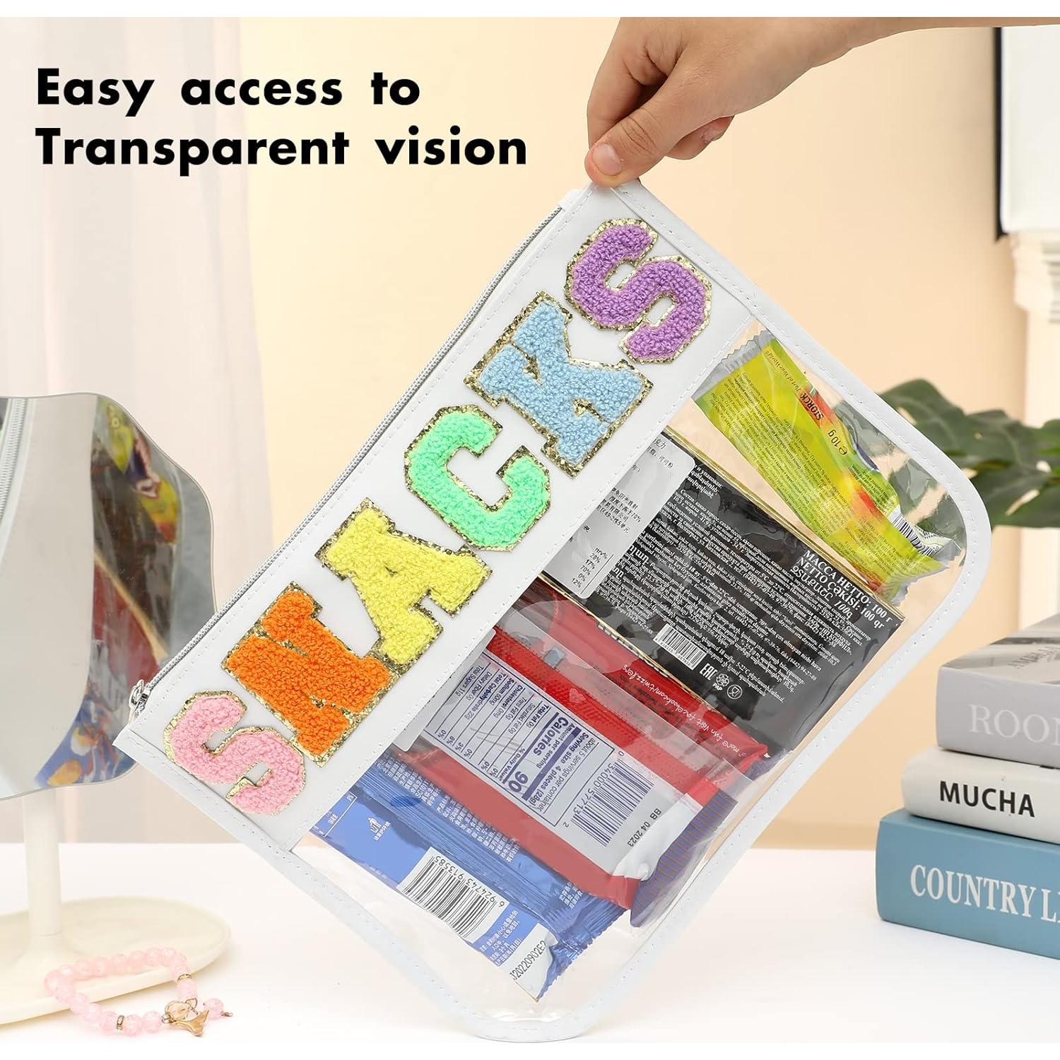 Bolsa Cosmética Transparente BCRMPT Chenille 29.5x20.8cm