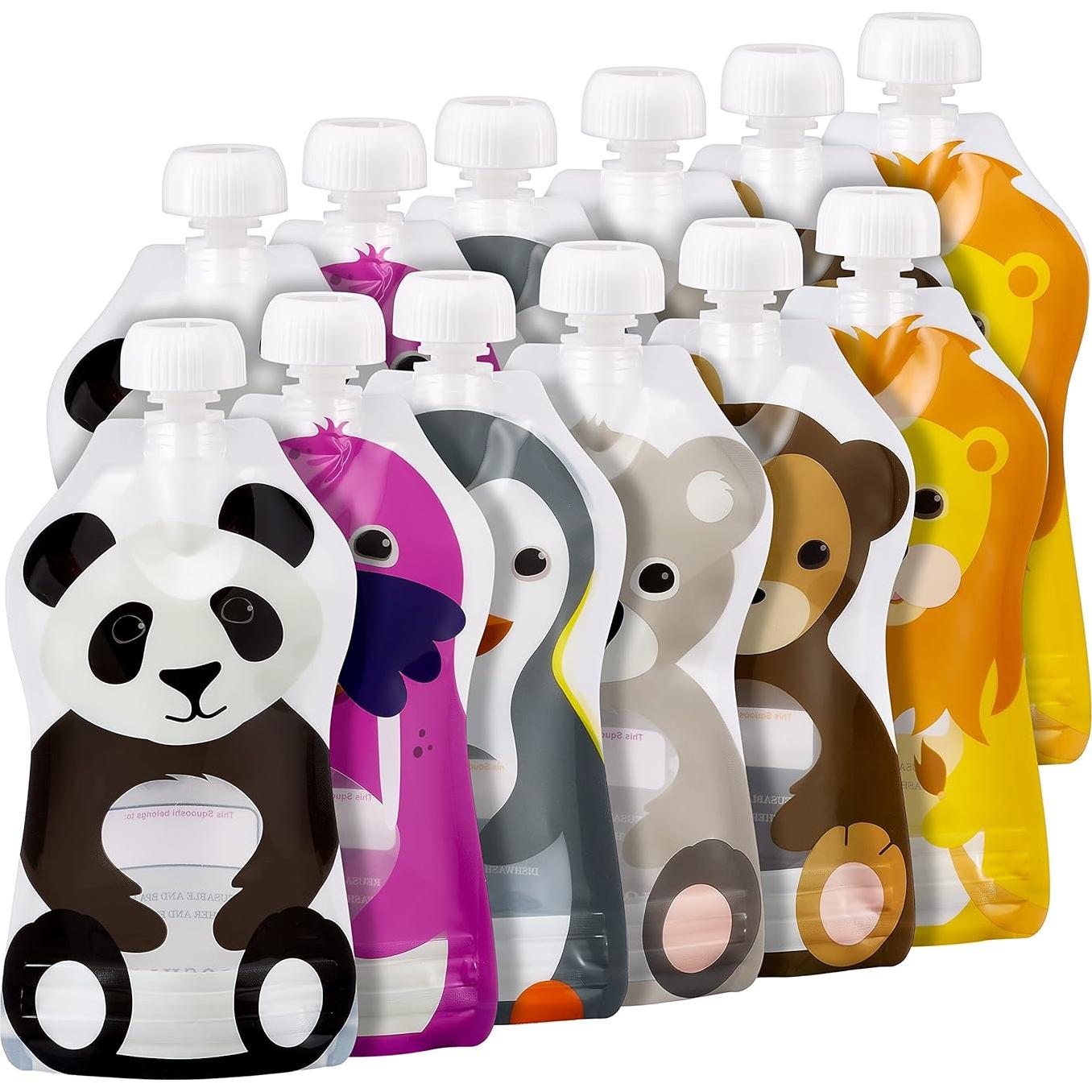 Rellenador de Bolsas Squooshi + 12 Bolsas Reutilizables 148 ml