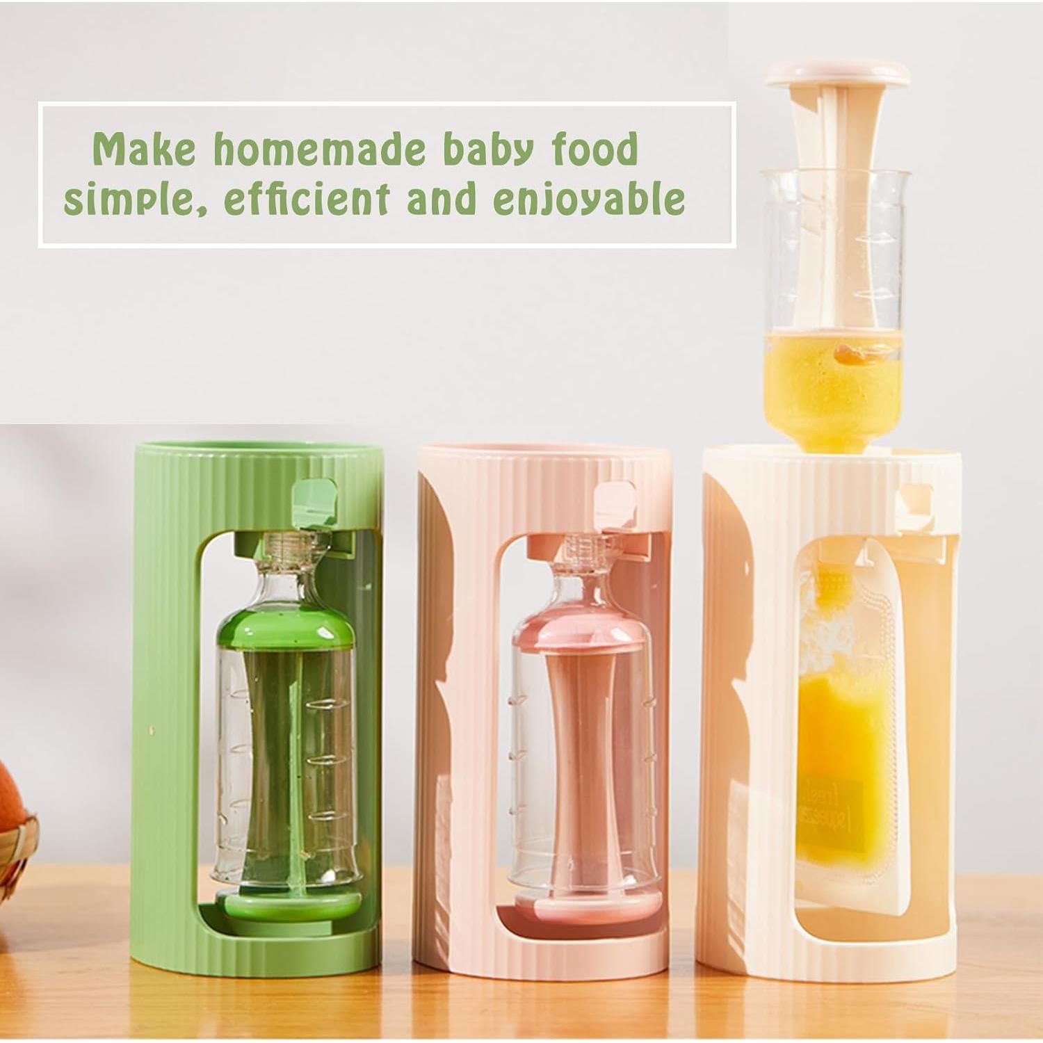 Estación de Compresión PandaEar para Comida de Bebés con 10 Bolsas